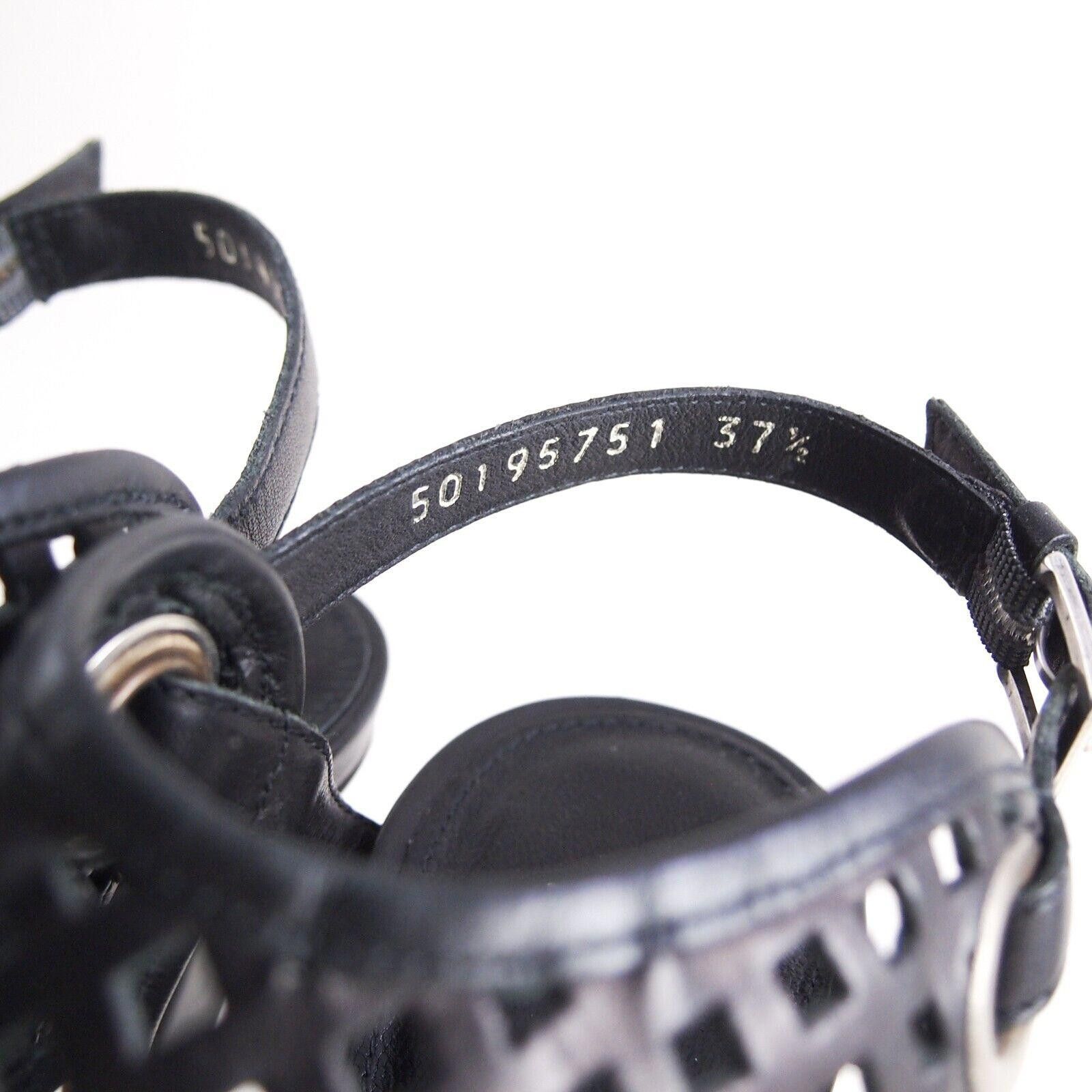 Hugo Boss Hugo Boss Cage Slingback Sandals Black US 7.5 EU 37.5 Size US 7.5 / IT 37.5 - 4 Thumbnail