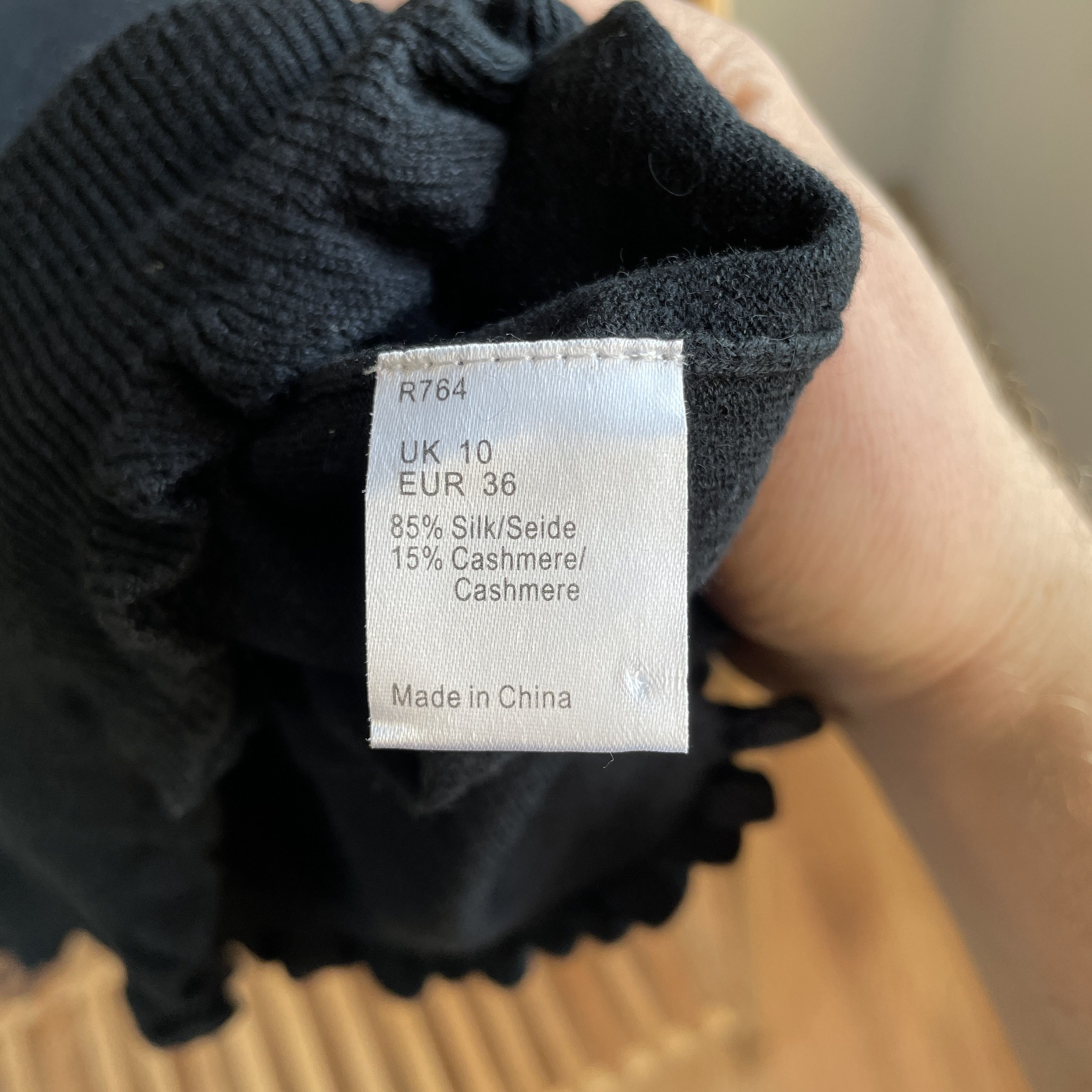 Other Poetry Womens Silk Cashmere Ruffle Knitted Blouse Size M / US 6-8 / IT 42-44 - 10 Thumbnail