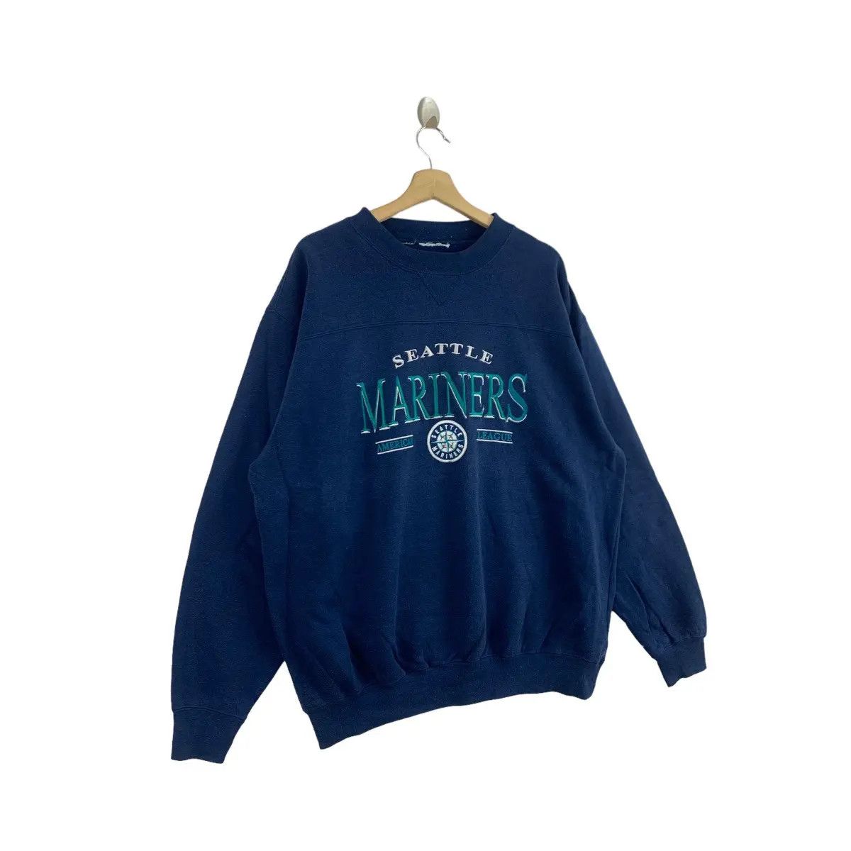 Vintage Vintage 90’ Starter SEATTLE MARINERS MLB Baseball Sweatshirt Size US XXL / EU 58 / 5 - 6 Thumbnail