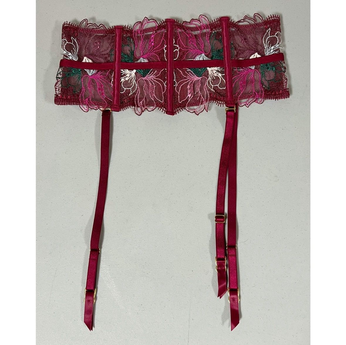 diamond garter belt Garter Belt with Mesh – DIAMOND – Black main image 1