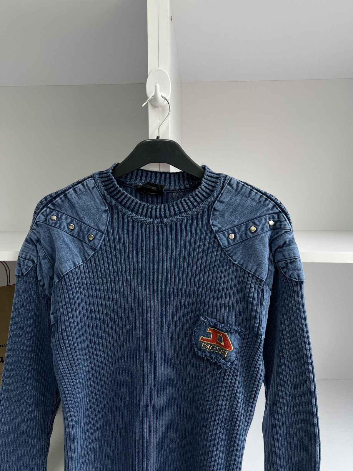 Diesel × Vintage Vintage Diesel Archival Y2K Japanese Style Sweater Size US L / EU 52-54 / 3 - 8 Thumbnail