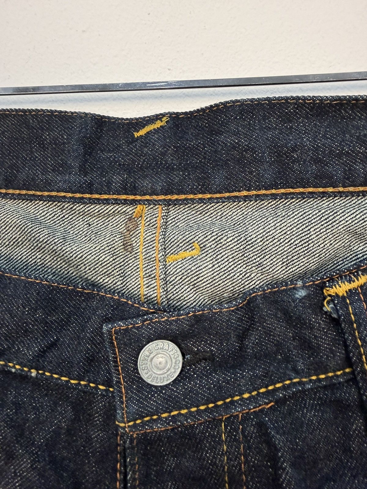 Evisu Evisu 2001 Lot Big Yellow Seagull Jeans 36/35 Vintage Y2K Size US 36 / EU 52 - 17 Thumbnail