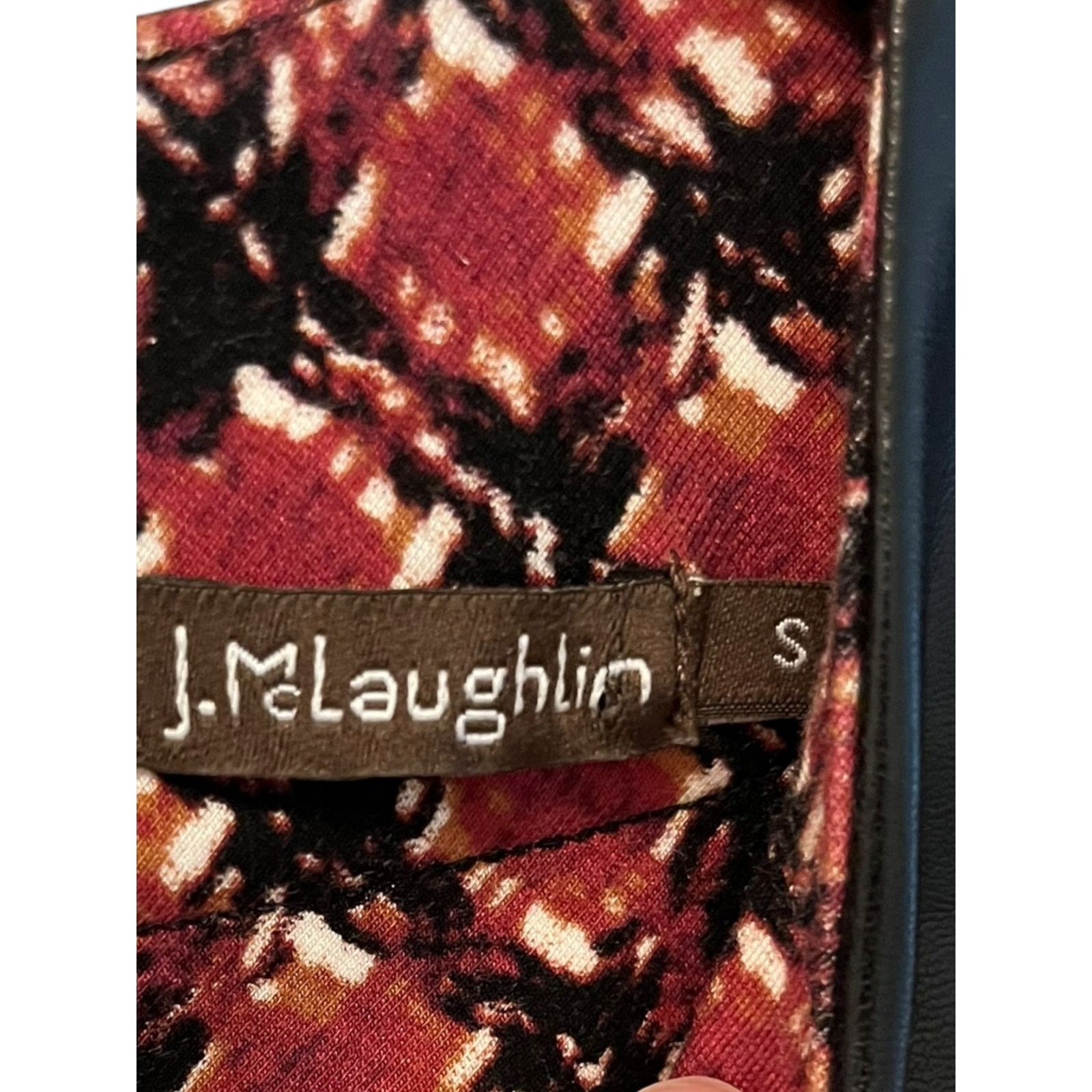 J.McLaughlin J.McLaughlin Plaid Tweed Dress w Leather Accents, S Size S / US 4 / IT 40 - 3 Thumbnail