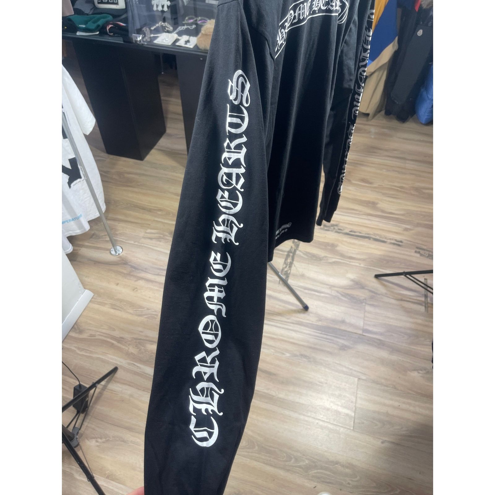 Chrome Hearts Chrome Hearts Scroll Logo F*** You L/S Black T-Shirt Size MD Size US M / EU 48-50 / 2 - 4 Thumbnail