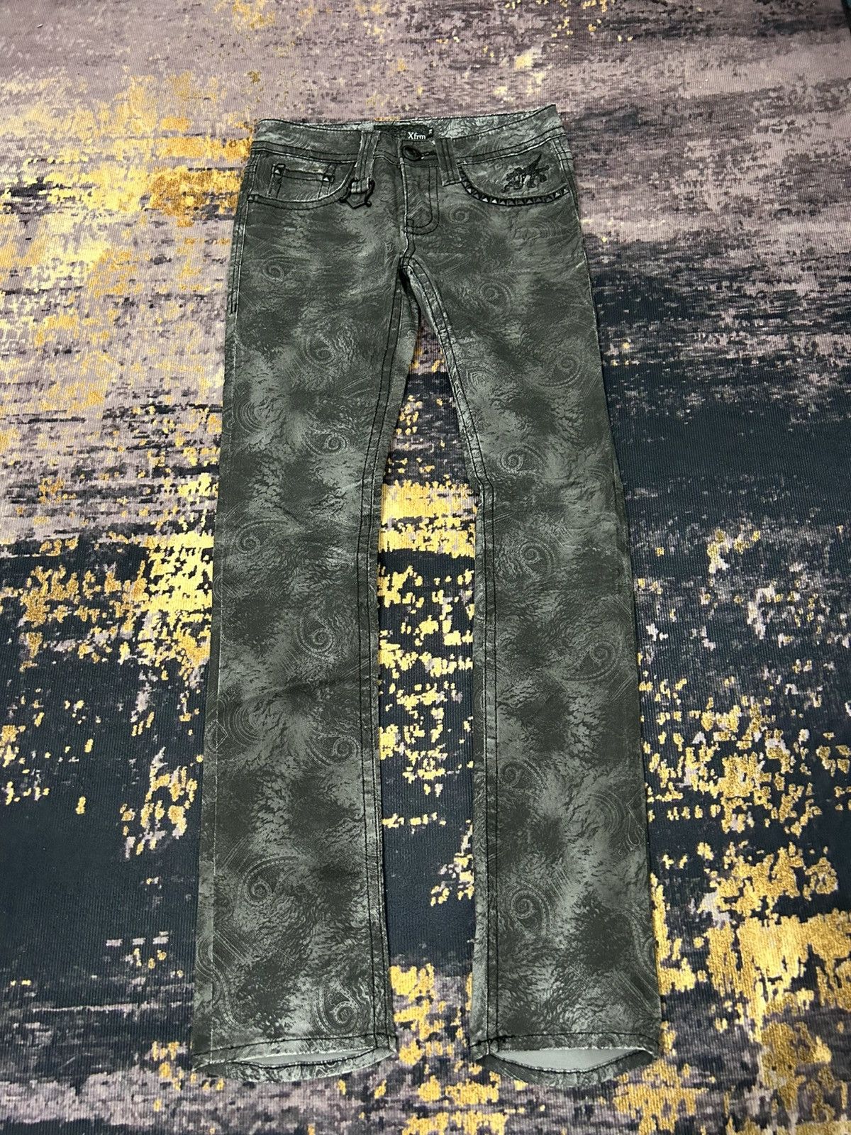 Beauty Beast Xfrm Paisley Studded Pants Size US 28 / EU 44 - 3 Thumbnail
