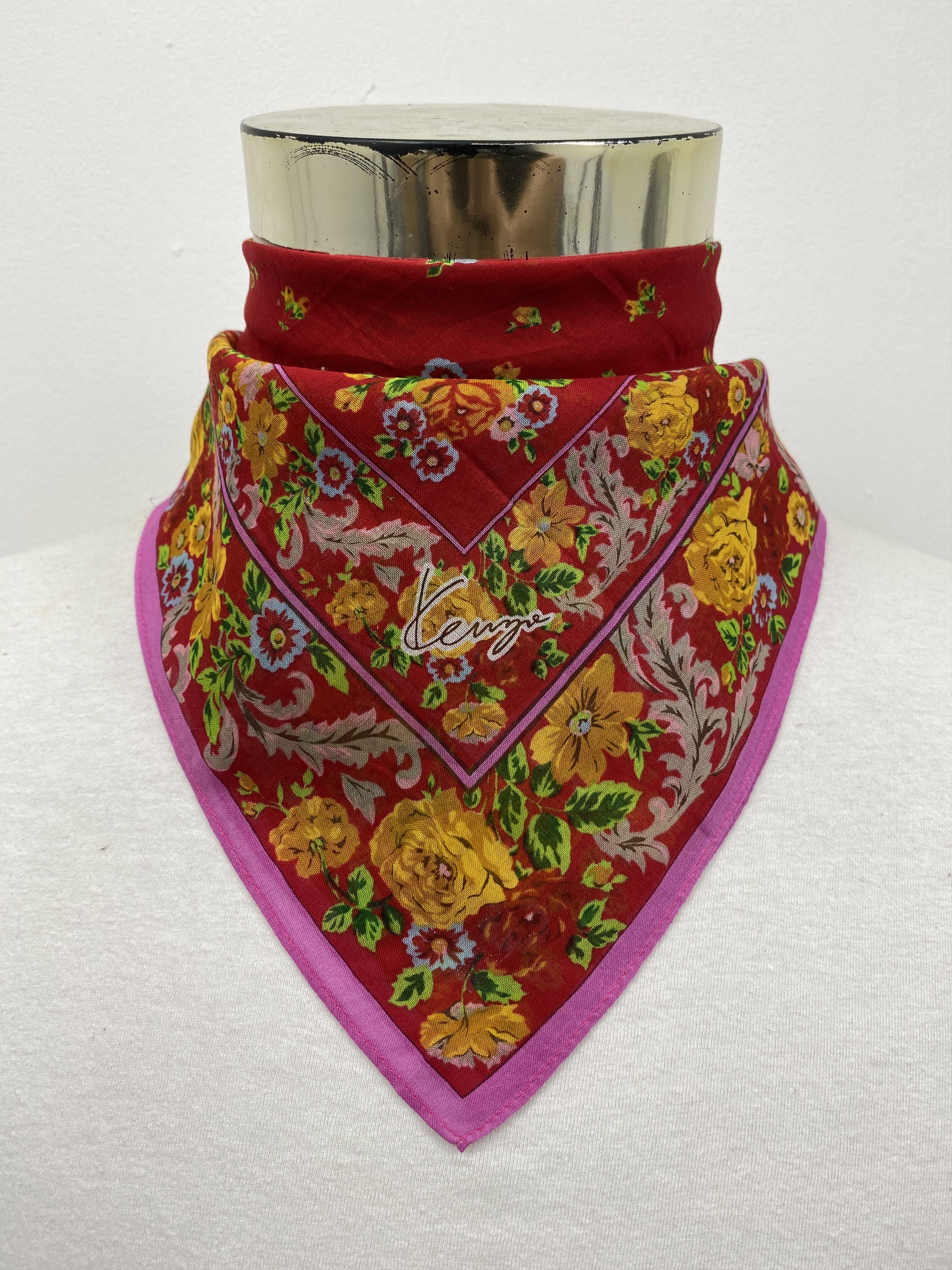 Kenzo Kenzo Handkerchief / Bandana / Neckerchief HKC0322 Size ONE SIZE - 2 Thumbnail