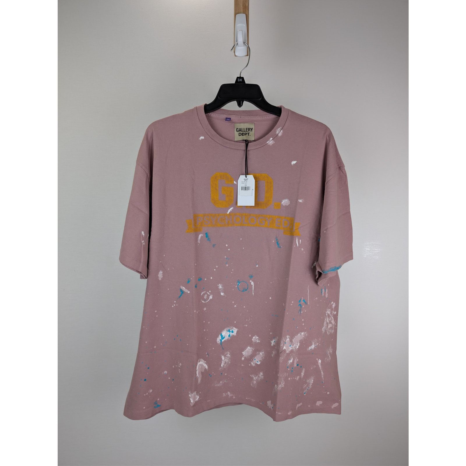 Gallery Dept. o1rshd1 Psychology Ed paint-splattered cotton-jersey T-shirt Size US XXL / EU 58 / 5 - 8 Thumbnail