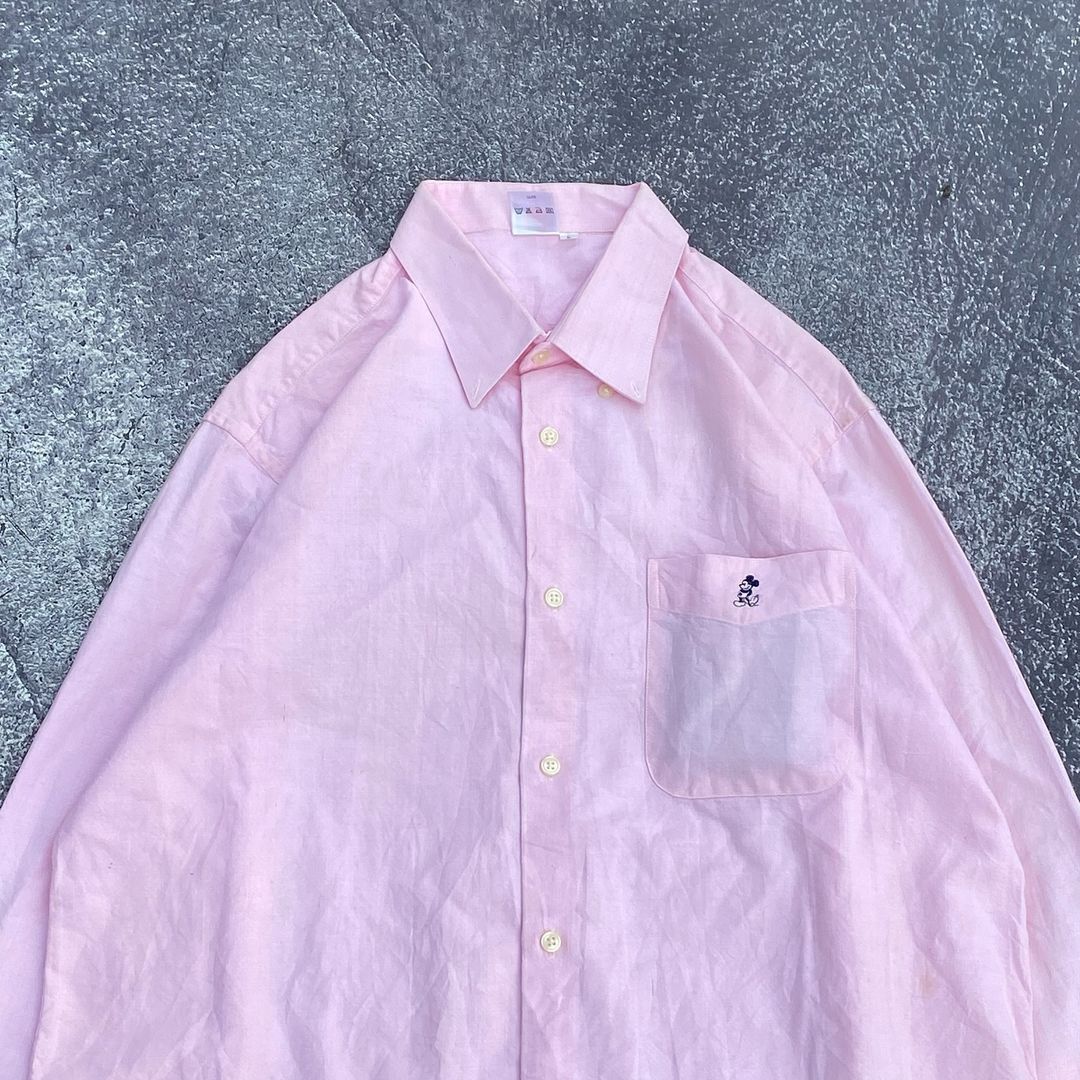 Designer × Disney × Mickey Mouse Mickey pink shirt Size US L / EU 52-54 / 3 - 2 Thumbnail