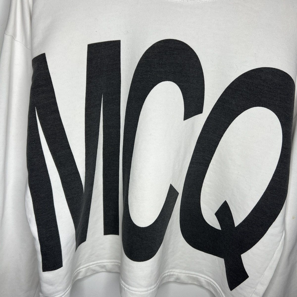 Alexander McQueen × MCQ × McQ Alexander McQueen Alexander Mcqueen MCQ Sweatshirt Blouse White Rare Size S / US 4 / IT 40 - 4 Thumbnail