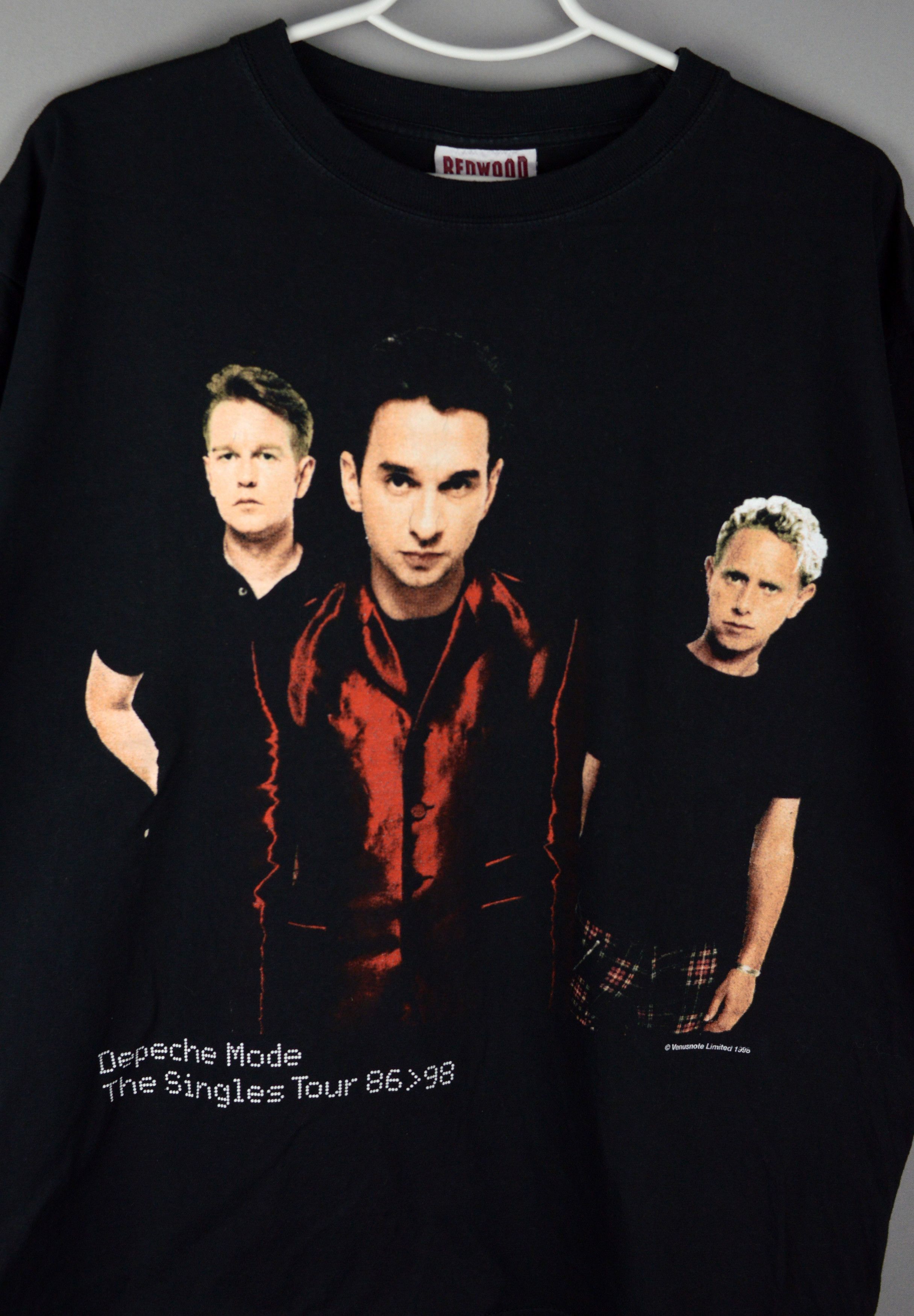 Band Tees × Vintage Vintage Depeche Mode The Singles Tour 1998 t shirt Size US L / EU 52-54 / 3 - 3 Thumbnail