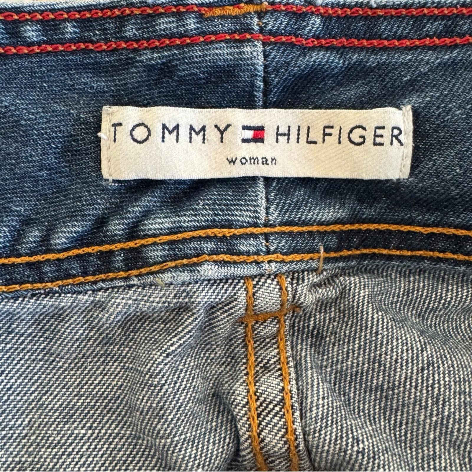 Tommy Hilfiger VTG Tommy Hilfiger 18 Denim with Red and Gold Accents- 2005 Size 40" / US 18 - 4 Thumbnail