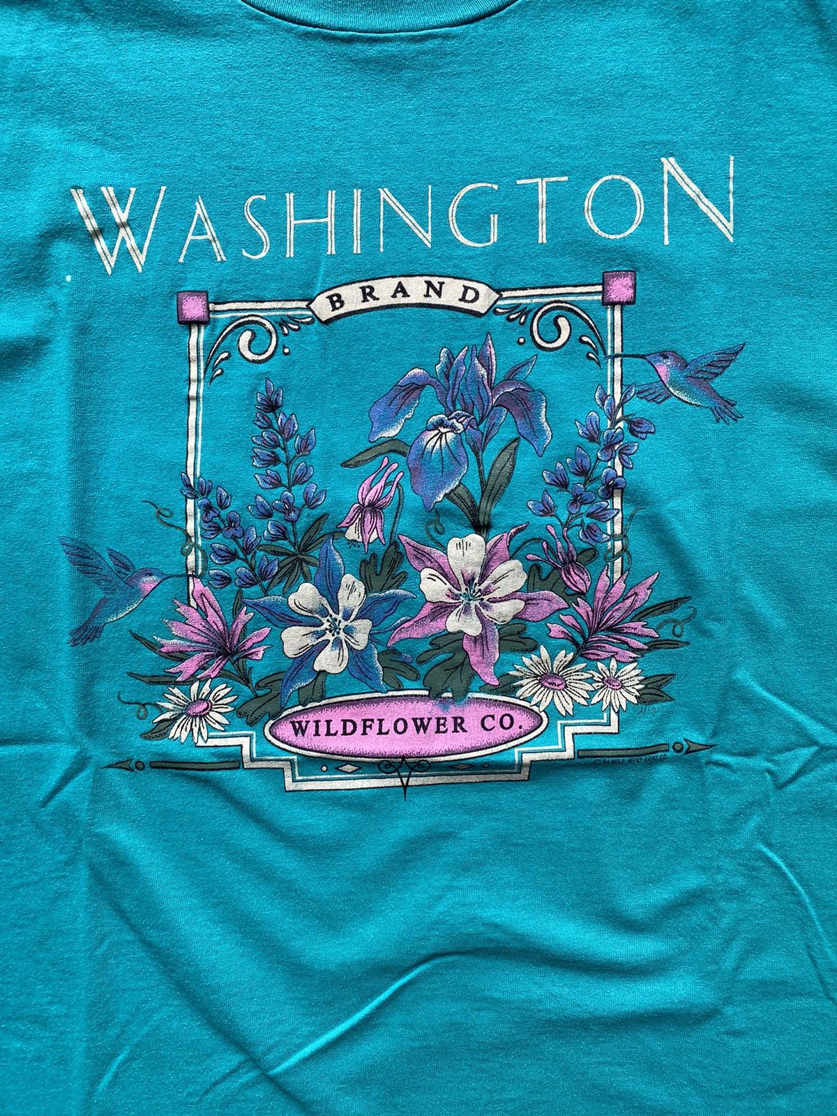 Vintage WASHINGTON BRAND WILDFLOWER CO Size US XL / EU 56 / 4 - 2 Thumbnail