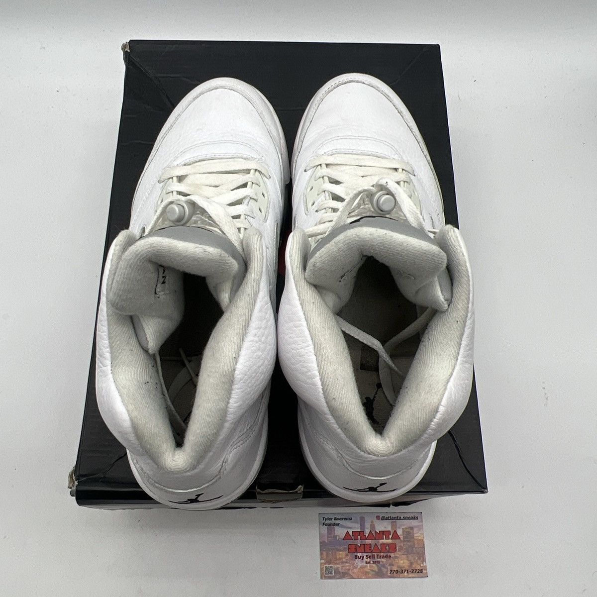 Jordan Brand Air Jordan 5 metallic white Size US 11 / EU 44 - 7 Thumbnail