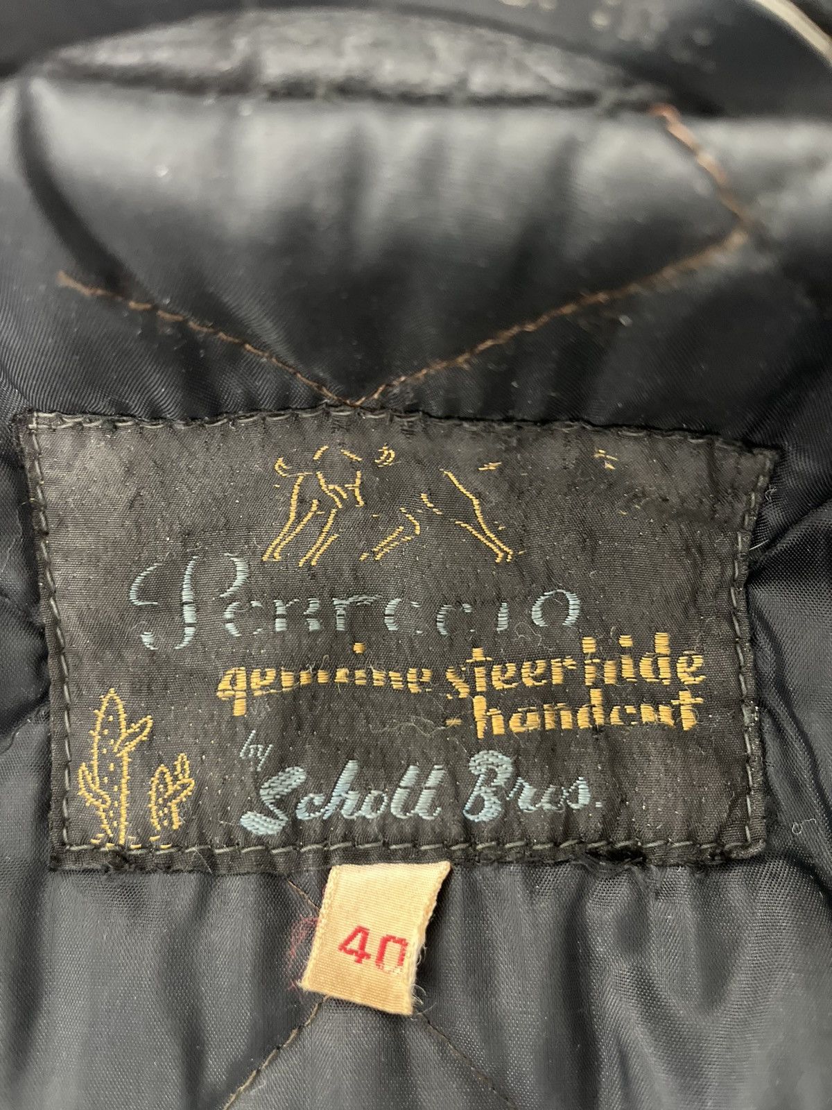 Schott Vintage 1960s Schott Perfect Steerhide Cafe Racer medium 40 Size US M / EU 48-50 / 2 - 4 Thumbnail