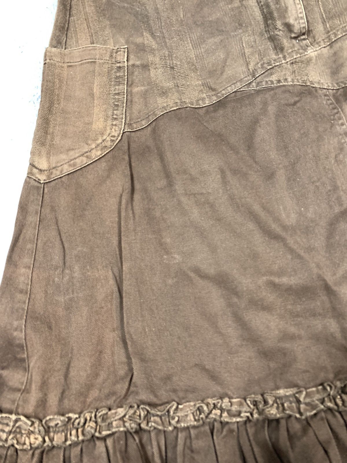 Japanese Brand × Vintage Vintage Y2K Japanese flared midi skirt streetwear size Size 32" / US 10 / IT 46 - 4 Thumbnail