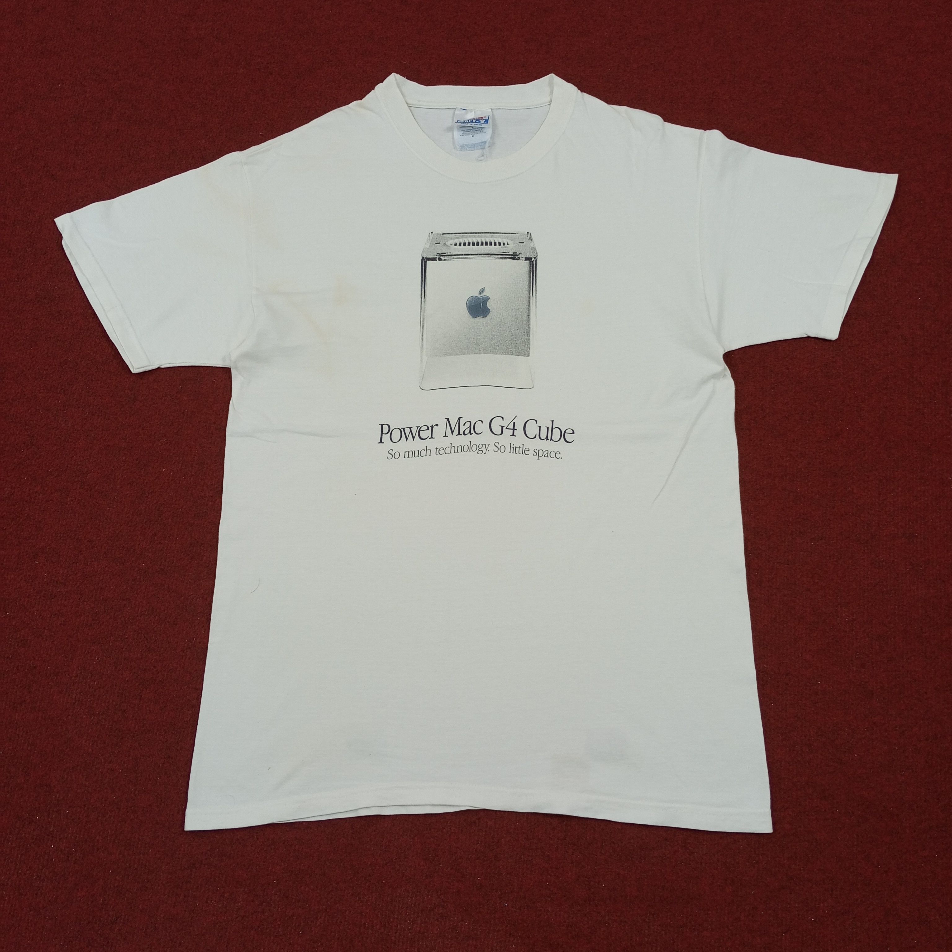 Apple × Vintage Apple Power Mac G4 Cube Promo Style Vintage Tshirt Size US M / EU 48-50 / 2 - 1 Thumbnail