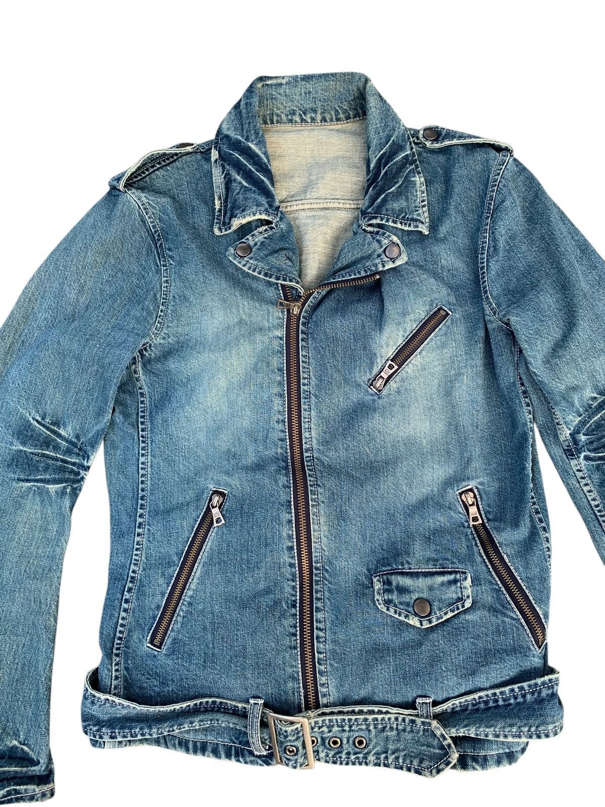 SHIPS VINTAGE SHIPS JET BLUE JAPANESE DENIM JACKET Size US L / EU 52-54 / 3 - 7 Thumbnail