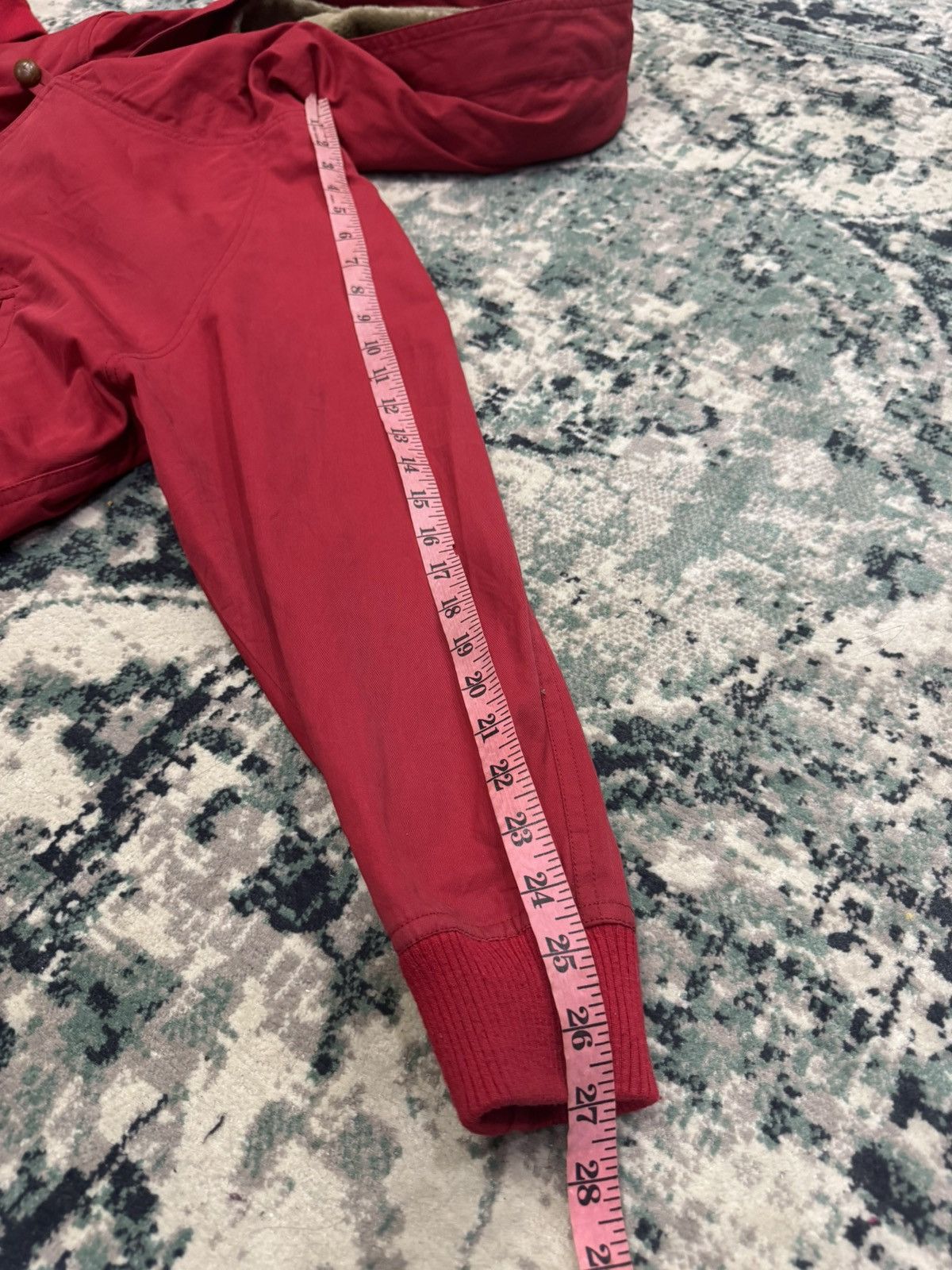 Issey Miyake 1980s I.S ISSEY MIYAKE HOODIE FIERY RED BOMBER JACKET Size US M / EU 48-50 / 2 - 10 Thumbnail