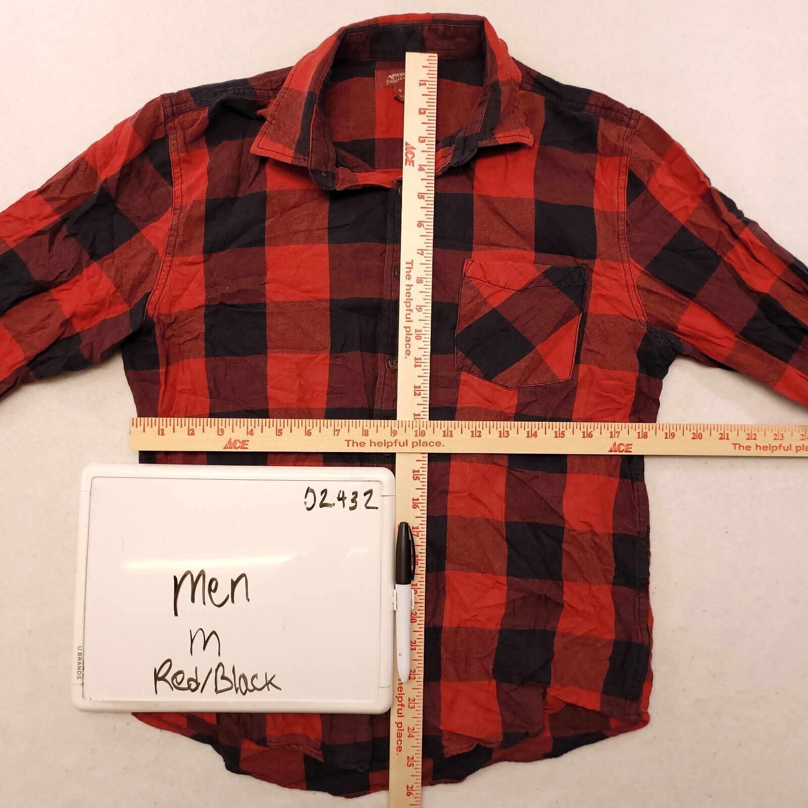 Arizona Jean Co. Arizona Jean Co Buffalo Check Flannel Shirt Mens Size M Red Size US M / EU 48-50 / 2 - 6 Thumbnail
