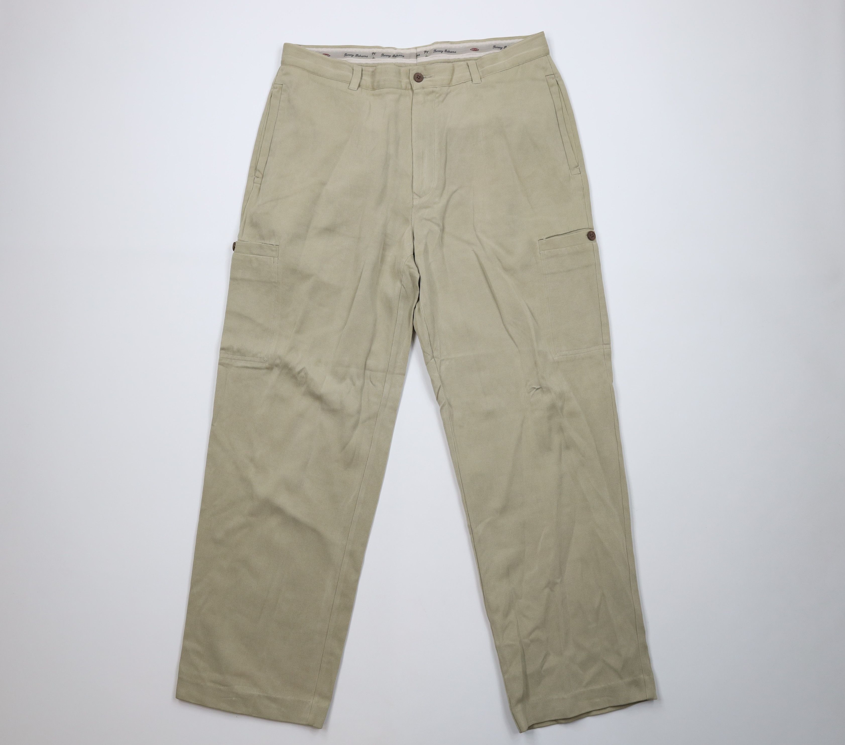 Tommy Bahama Vintage 90s Tommy Bahama Relax Blend Wide Leg Cargo Pants Size US 36 / EU 52 - 1 Thumbnail