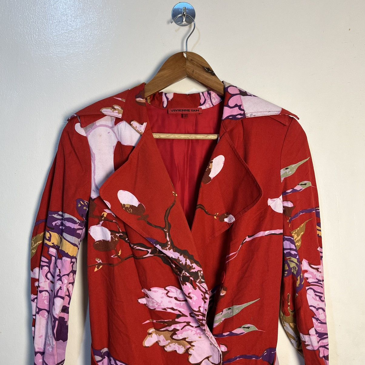 Vivienne Tam Rare Vivienne Tam Spring 2009 Runway Piece Trench Coat Size S / US 4 / IT 40 - 3 Thumbnail