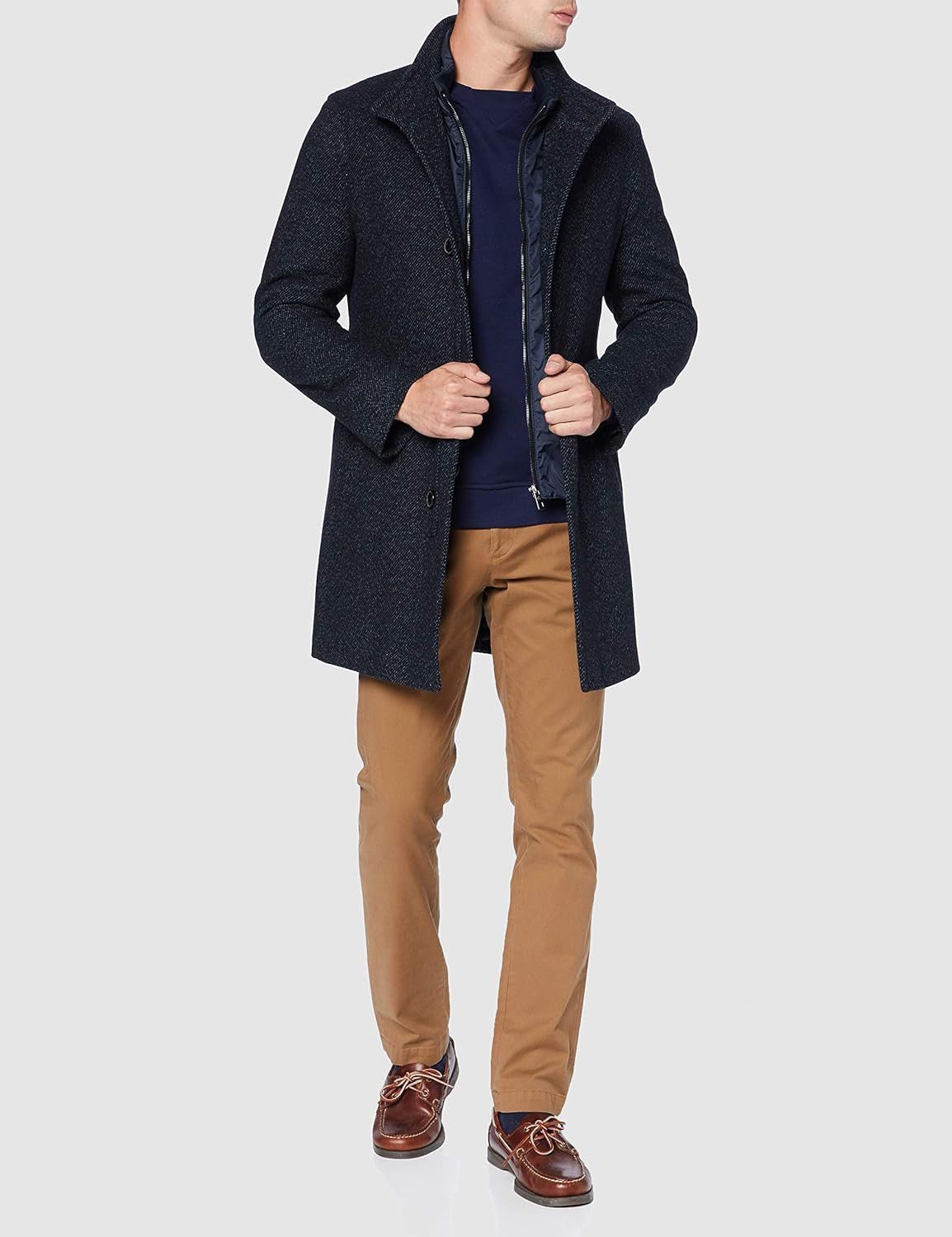 Bugatti Bugatti Men’s Wool Blend Overcoat - Bellandi Ecowool Size M Size US M / EU 48-50 / 2 - 19 Thumbnail