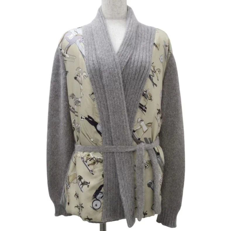 Maison Margiela HERMES Margiela Silk Cashmere Cardigan Size US M / EU 48-50 / 2 - 1 Thumbnail