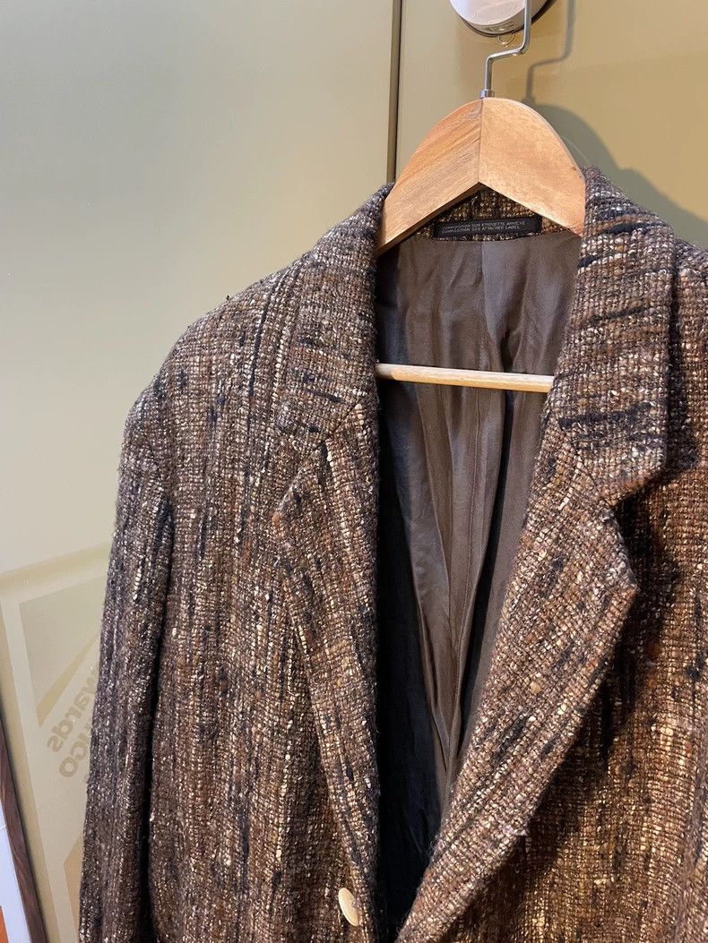 Yohji Yamamoto Yohji Yamamoto size m 92AW Show Woven Suit 2501-Nextarrow Size 38R - 5 Thumbnail