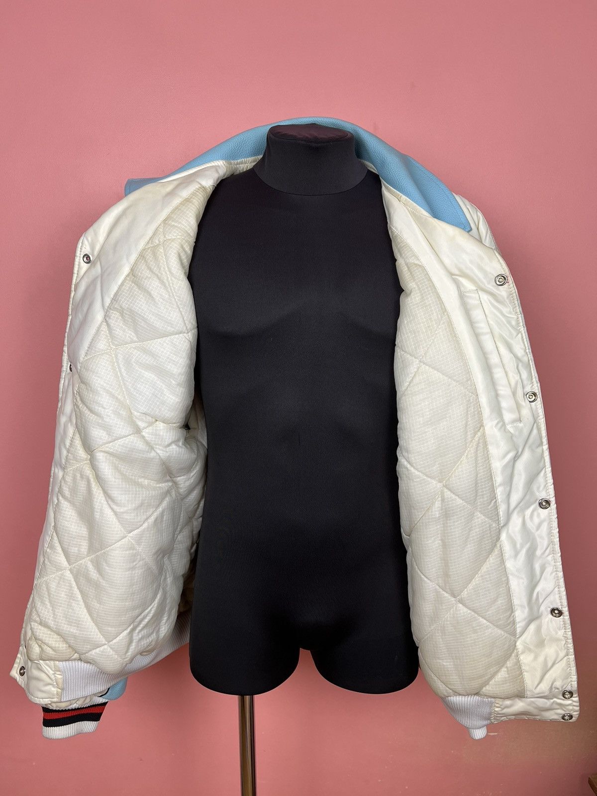 Vintage Raw blue bomber vintage rare jacket hype Size US XL / EU 56 / 4 - 8 Thumbnail