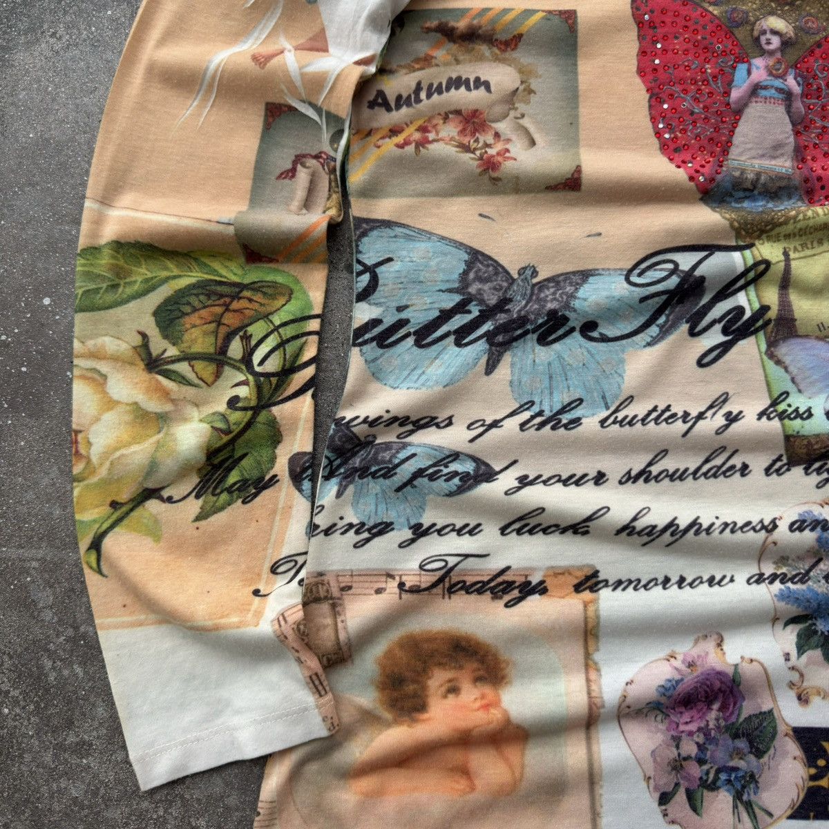 20471120 × Japanese Brand × Vintage JPG Jean Paul Gaultier Style Vintage Long Sleeve Top Size M / US 6-8 / IT 42-44 - 7 Thumbnail