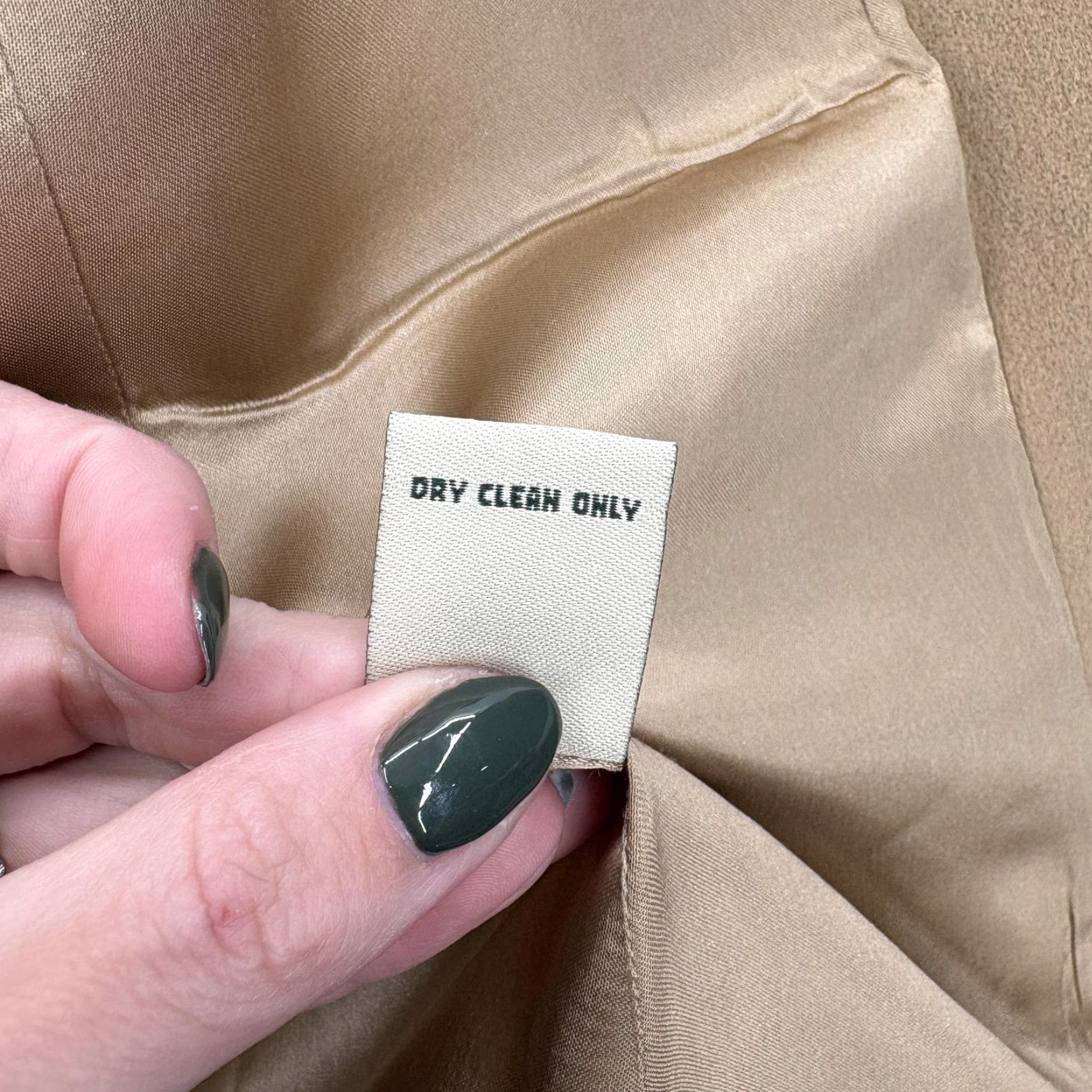 Vintage VINTAGE L.L.Bean Blazer Womens 18 Tan Wool Cashmere Lined 3 Button Jacket VTG Size XXL / US 16-18 / IT 52-54 - 4 Thumbnail