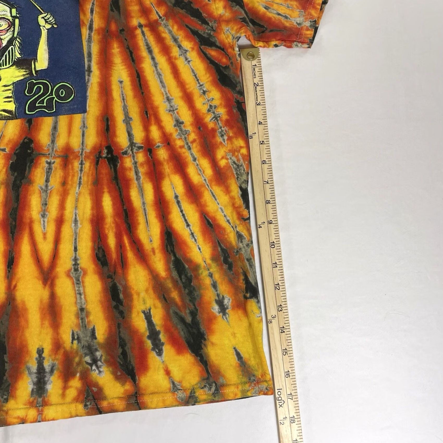 Gildan VINTAGE Gildan T-Shirt 2XL Music TYE DIE Tie Dye Graphic Tee Shirt Unisex Adults 2020s Boys Womens Mens N/A Size US XXL / EU 58 / 5 - 5 Thumbnail