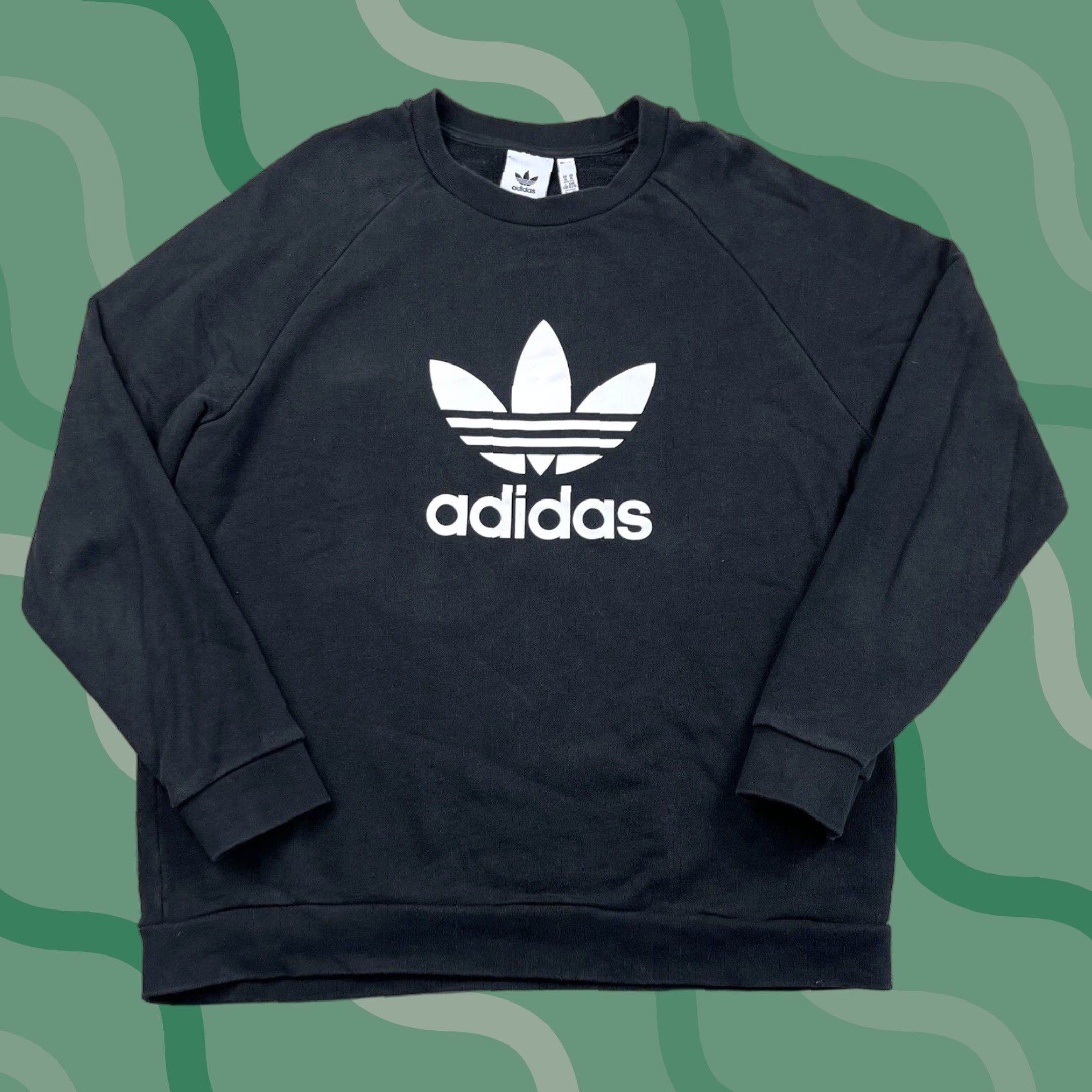 Adidas Adidas Crewneck Sweatshirt XL White Graphic Pullover Outdoor Sports Mens Size US XL / EU 56 / 4 - 1 Thumbnail