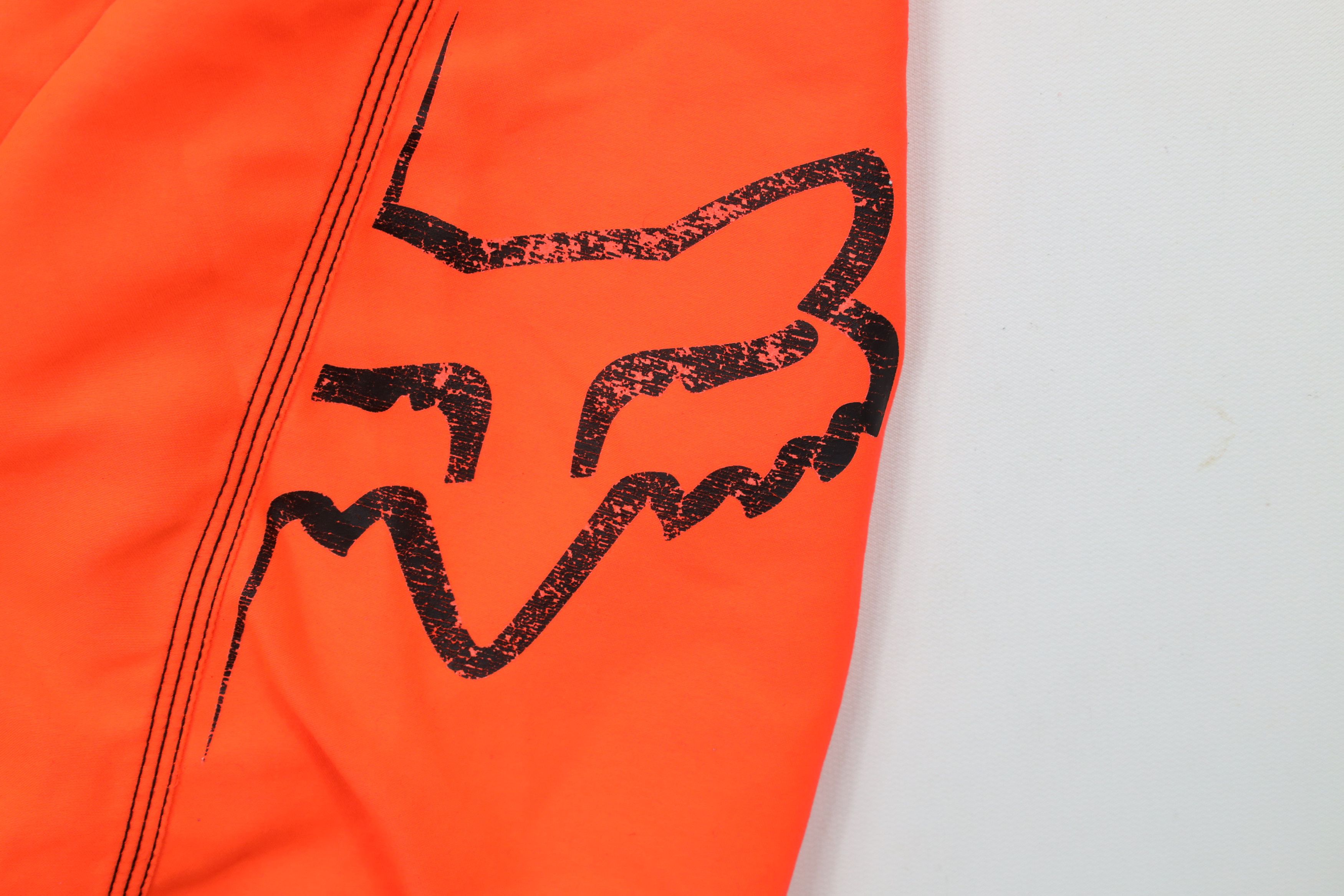 Fox Racing × Vintage Vintage Fox Racing Big Logo Board Shorts Trunks Blaze Orange Size US 30 / EU 46 - 5 Thumbnail