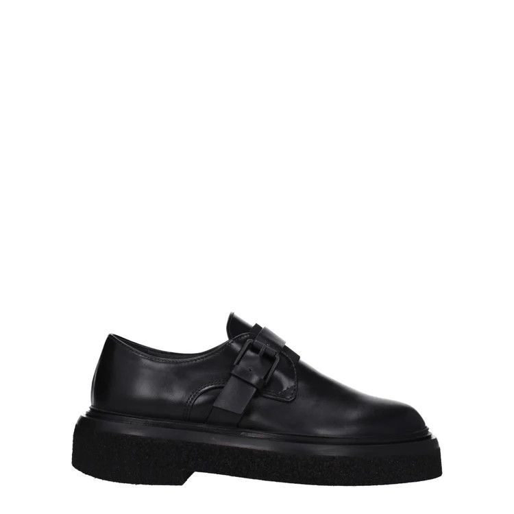 Max Mara ob1o1e1124 Leather Lace Up Monkstrap in Black Size US 9.5 / IT 39.5 - 1 Thumbnail