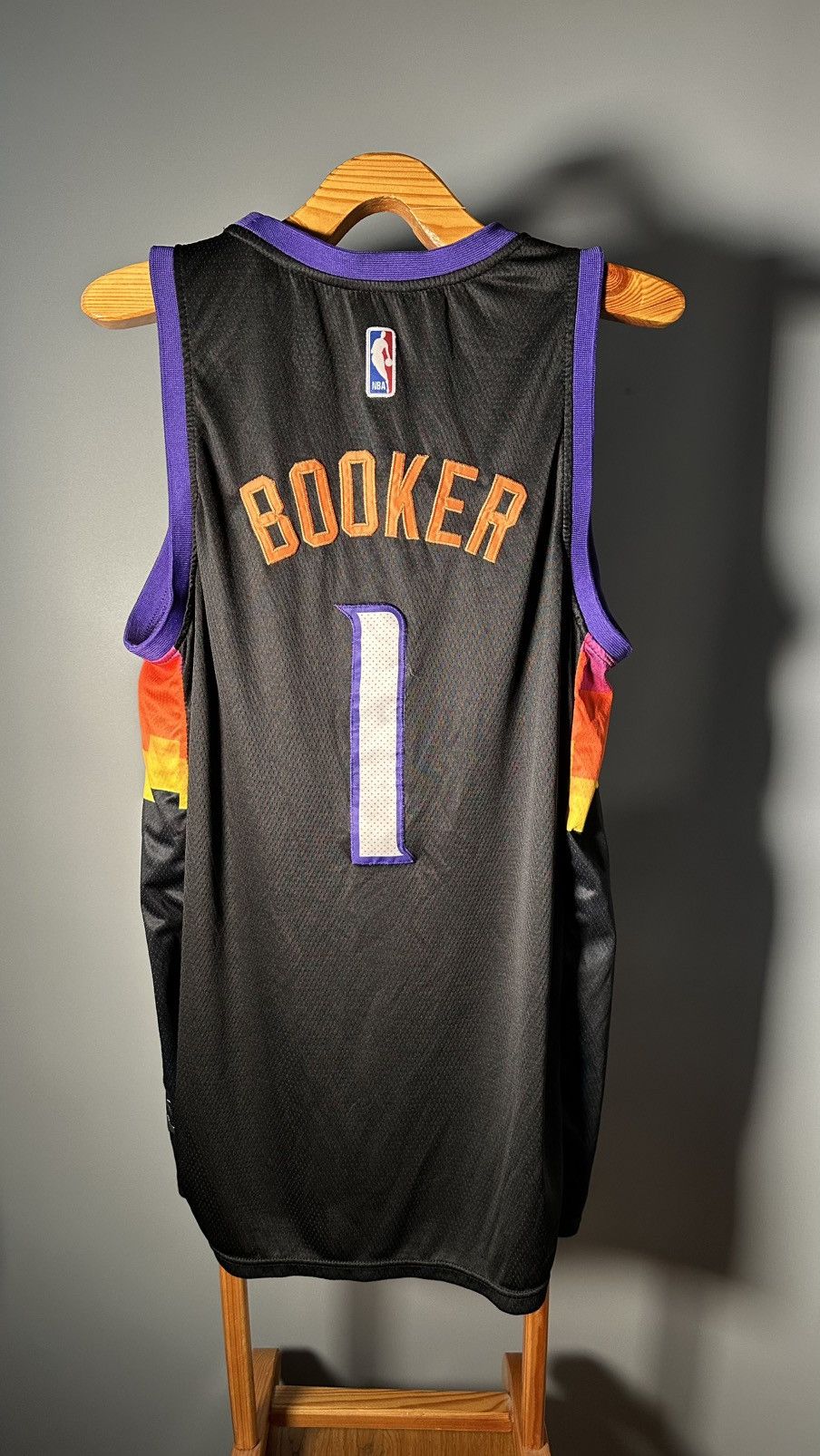 MLB Phoenix Suns Devin Booker The Valley City Edition Jersey Size US L / EU 52-54 / 3 - 9 Thumbnail