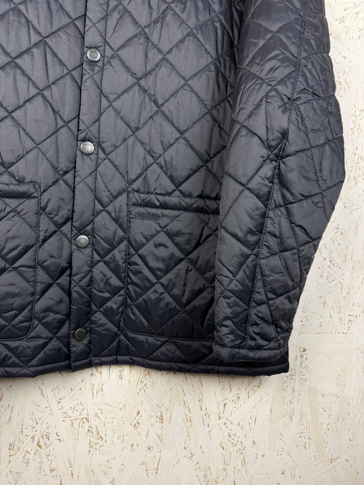 Barbour Barbour Gillock Quilted Jacket Corduroy Collar Black Size US XL / EU 56 / 4 - 4 Thumbnail