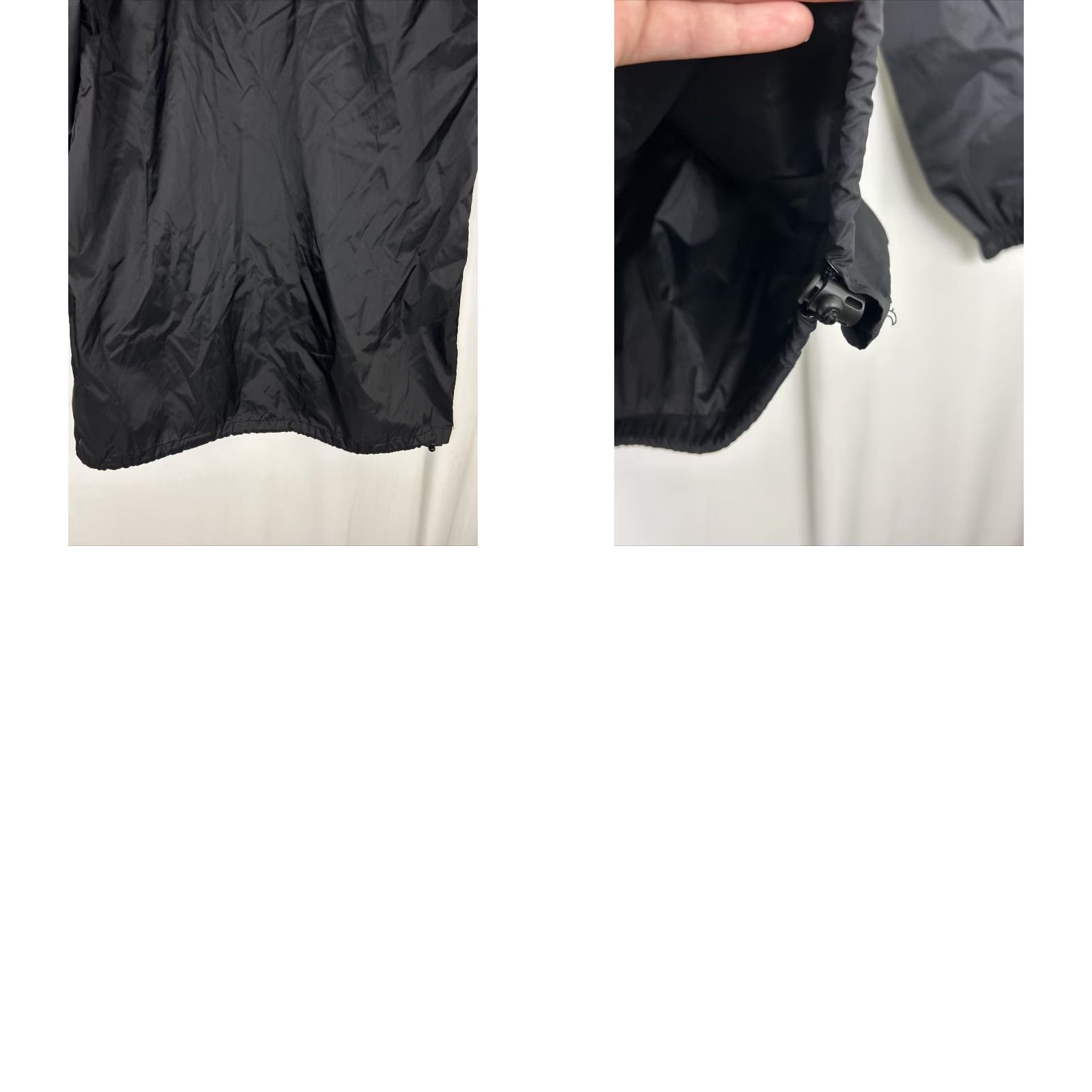 Vintage Hoonigan Jacket Windbreaker Hooded Nylon 1/4 Zip L Black Mens Size US L / EU 52-54 / 3 - 10 Thumbnail