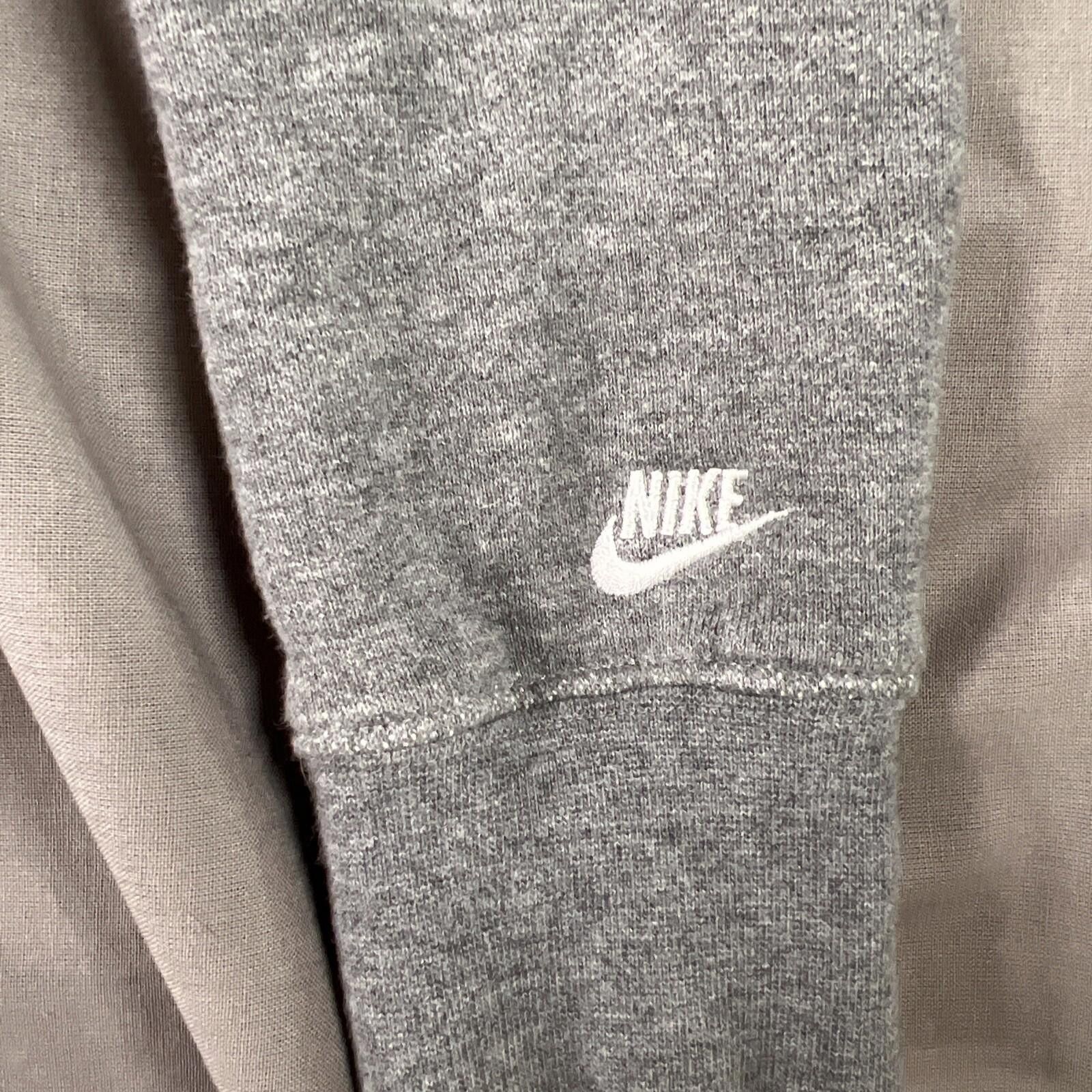 Nike Nike Women Medium Grey w Black Trim Hoodie Unique Size M / US 6-8 / IT 42-44 - 4 Thumbnail