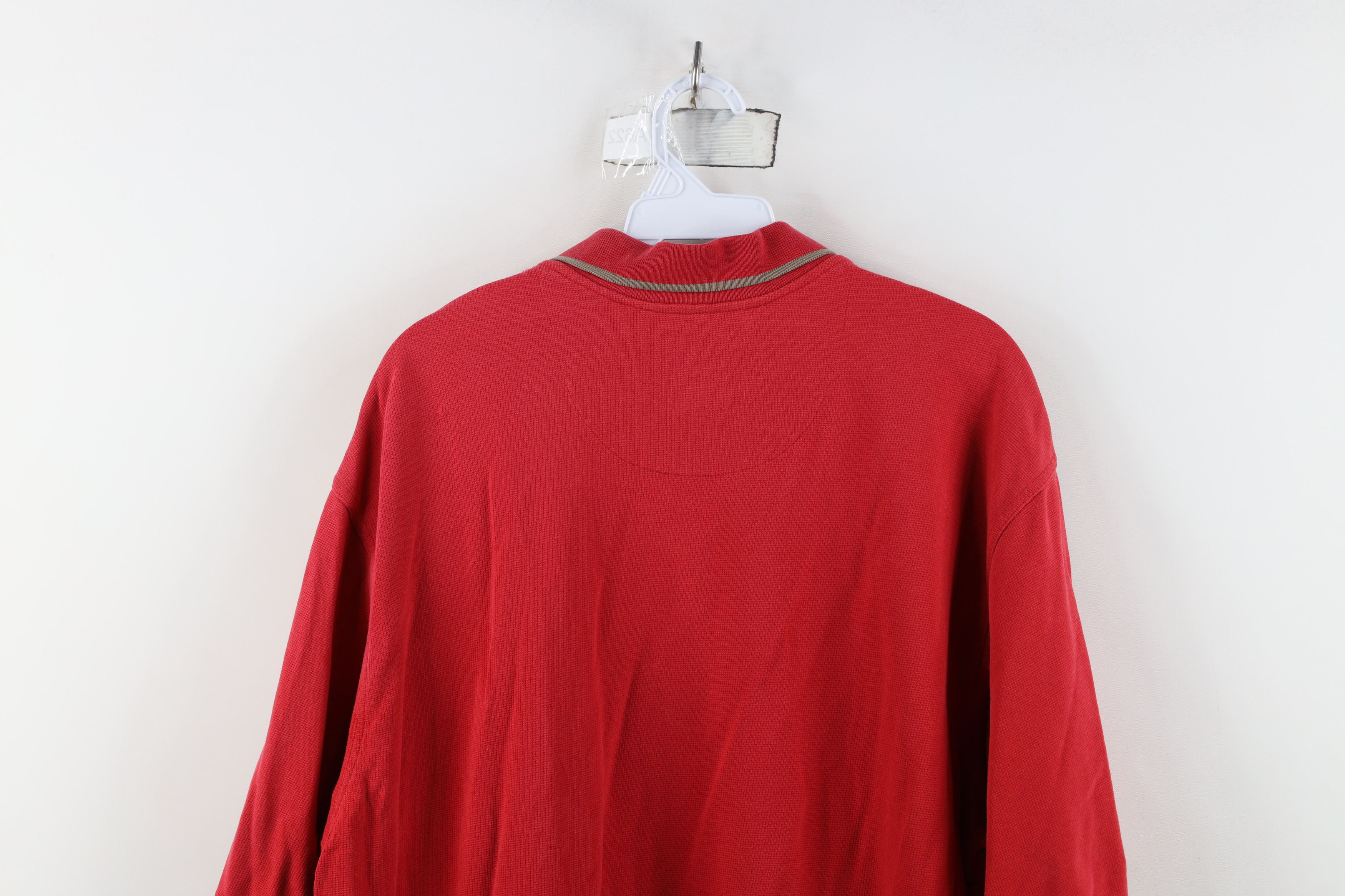 Nike Vintage 90s Y2K Nike Golf Mini Swoosh Thermal Knit Polo Size US L / EU 52-54 / 3 - 14 Thumbnail