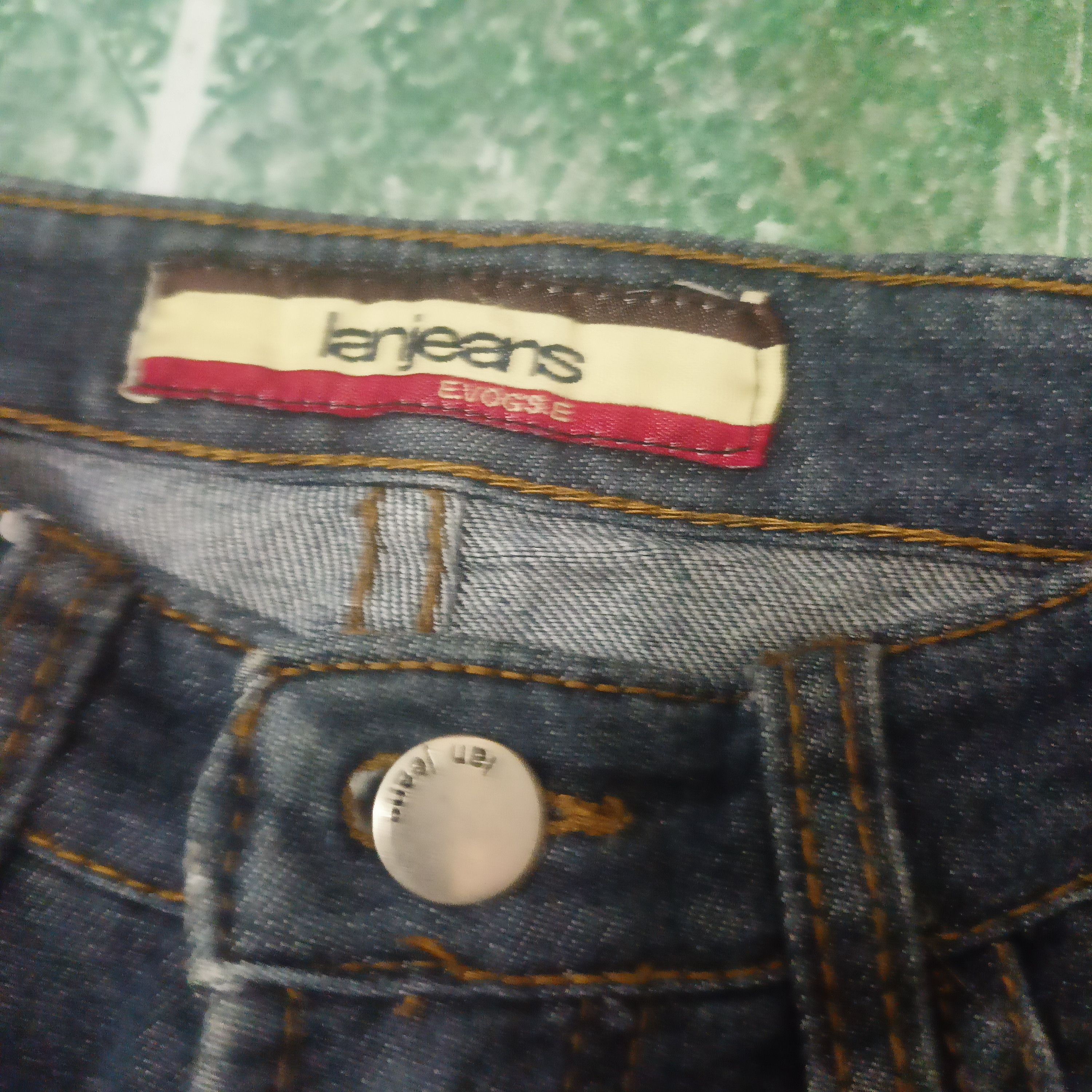 Japanese Brand Lan Jeans Flared Ripped Bootcut Size 27" / US 4 / IT 40 - 4 Thumbnail