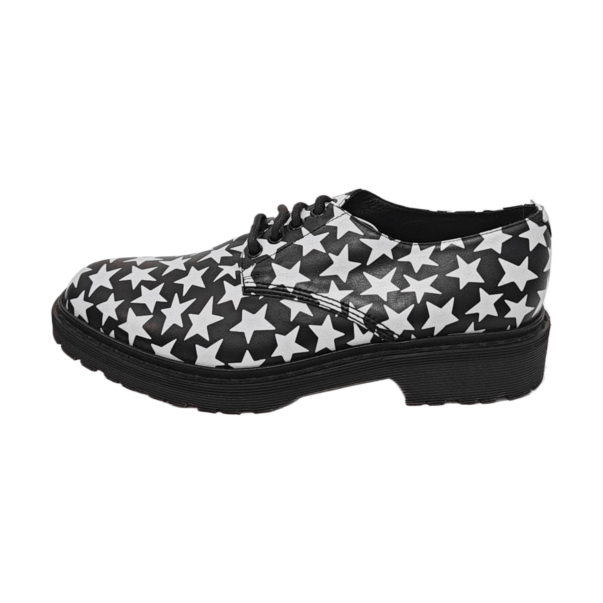 Saint Laurent Paris Saint Laurent Star Print Leather Derby Shoes 41.5 Size US 8.5 / EU 41-42 - 1 Thumbnail