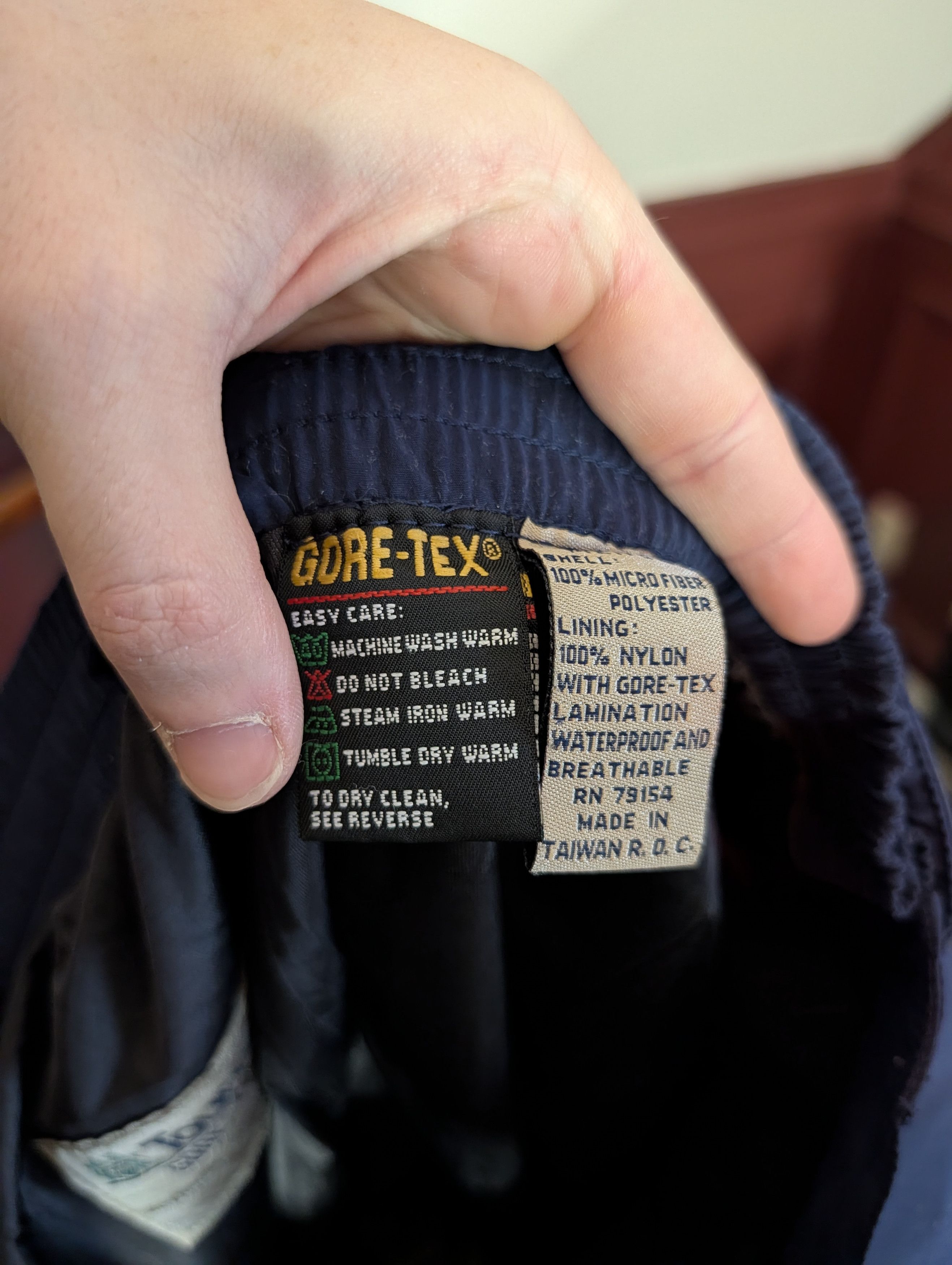Goretex TOURNEY Gore Tex vintage fully lined waterproof track pants Size US 34 / EU 50 - 15 Thumbnail