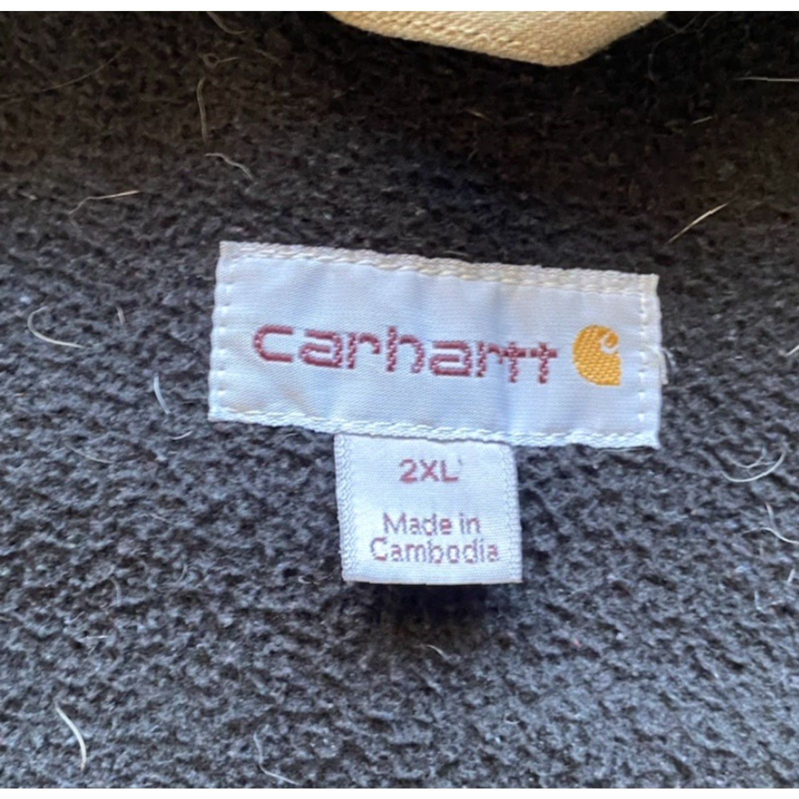 Carhartt Carhartt Jacket Hooded Snap Quick Duck Pockets Lined Men’s 2XL Size US XXL / EU 58 / 5 - 5 Thumbnail