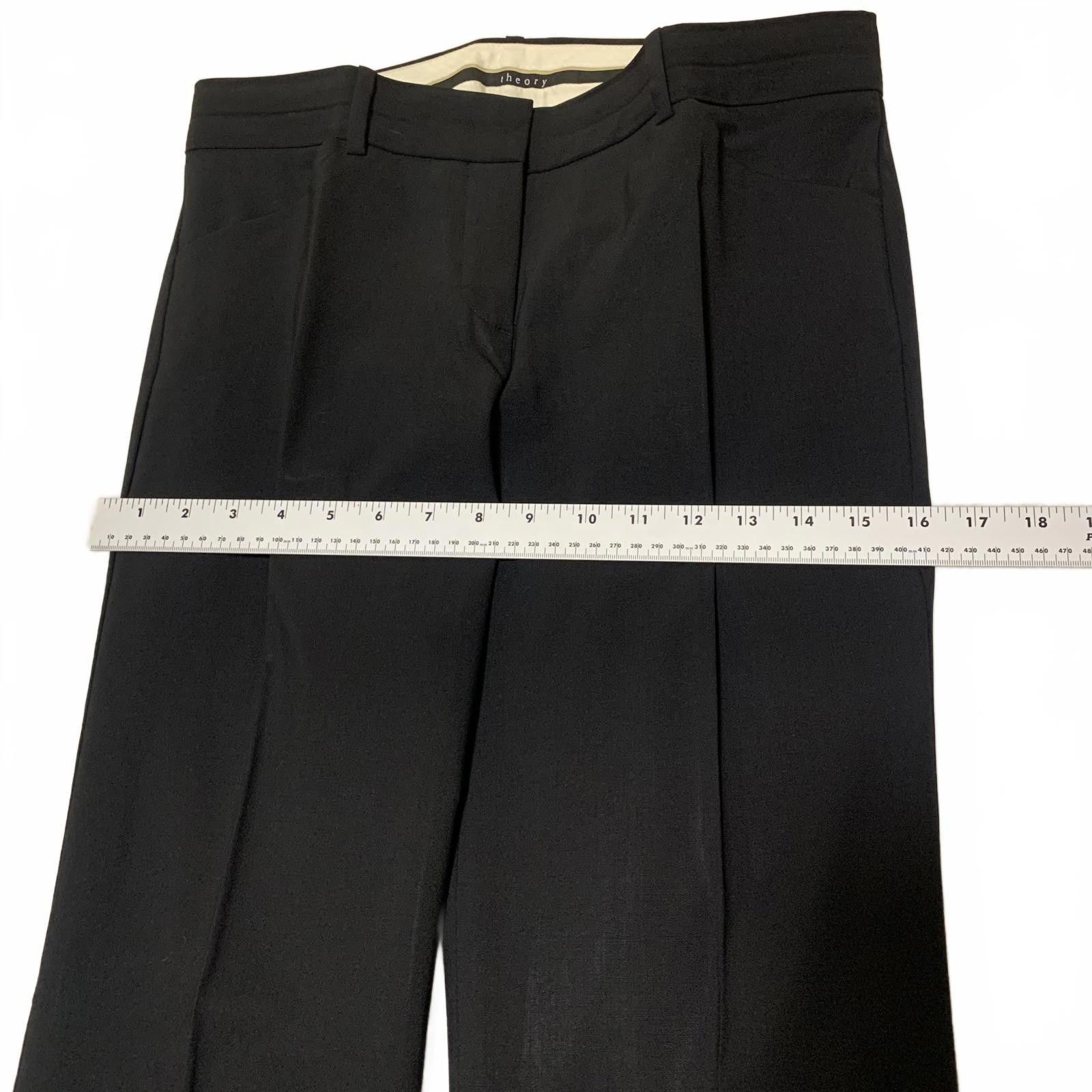 Theory Theory Women's Size 6 Black Dress Pants Wool Blend Size 28" / US 6 / IT 42 - 8 Thumbnail