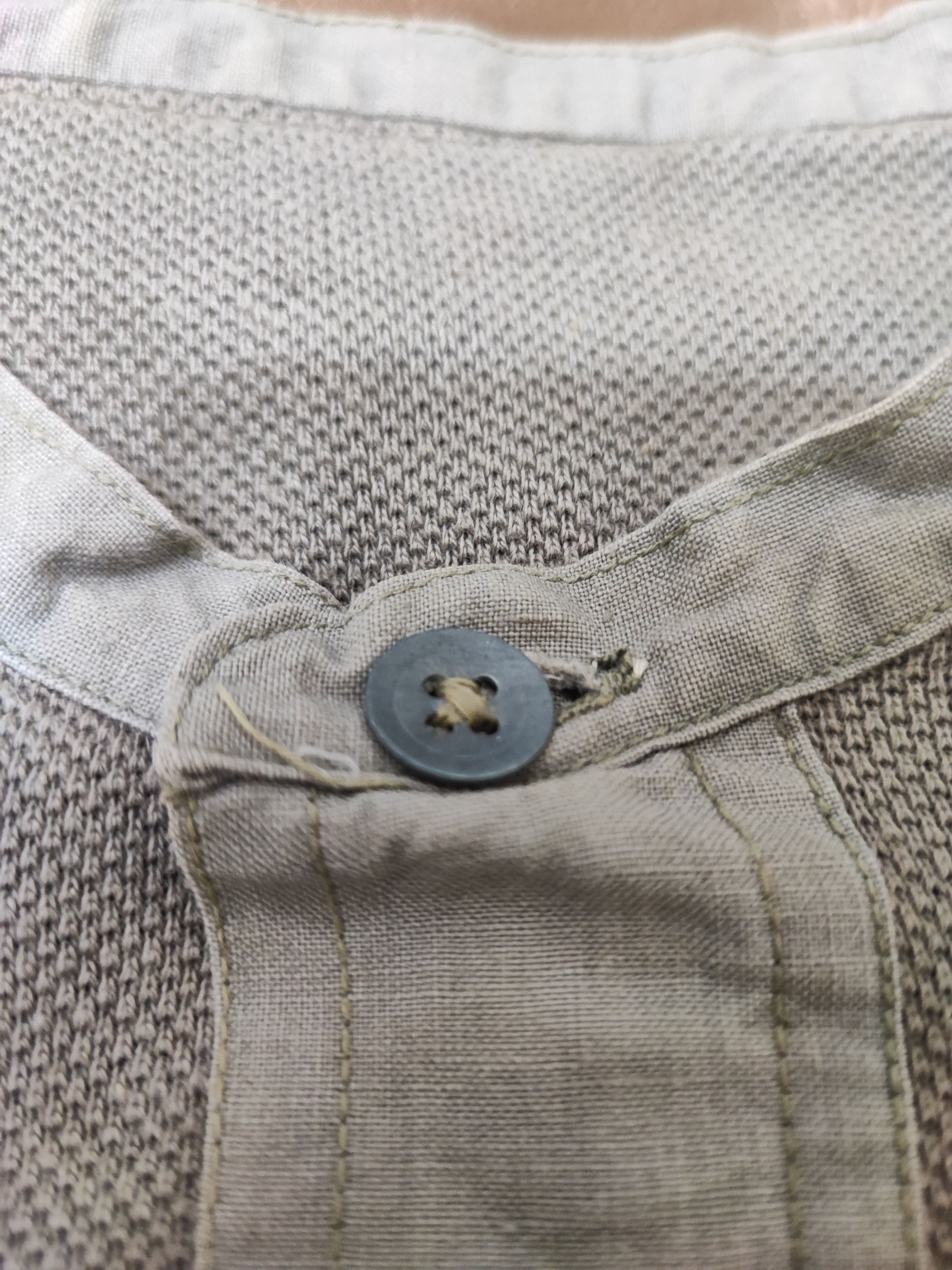 Vintage True Vintage 50's Swedish Military M39 Field Henley Shirt Size US M / EU 48-50 / 2 - 6 Thumbnail