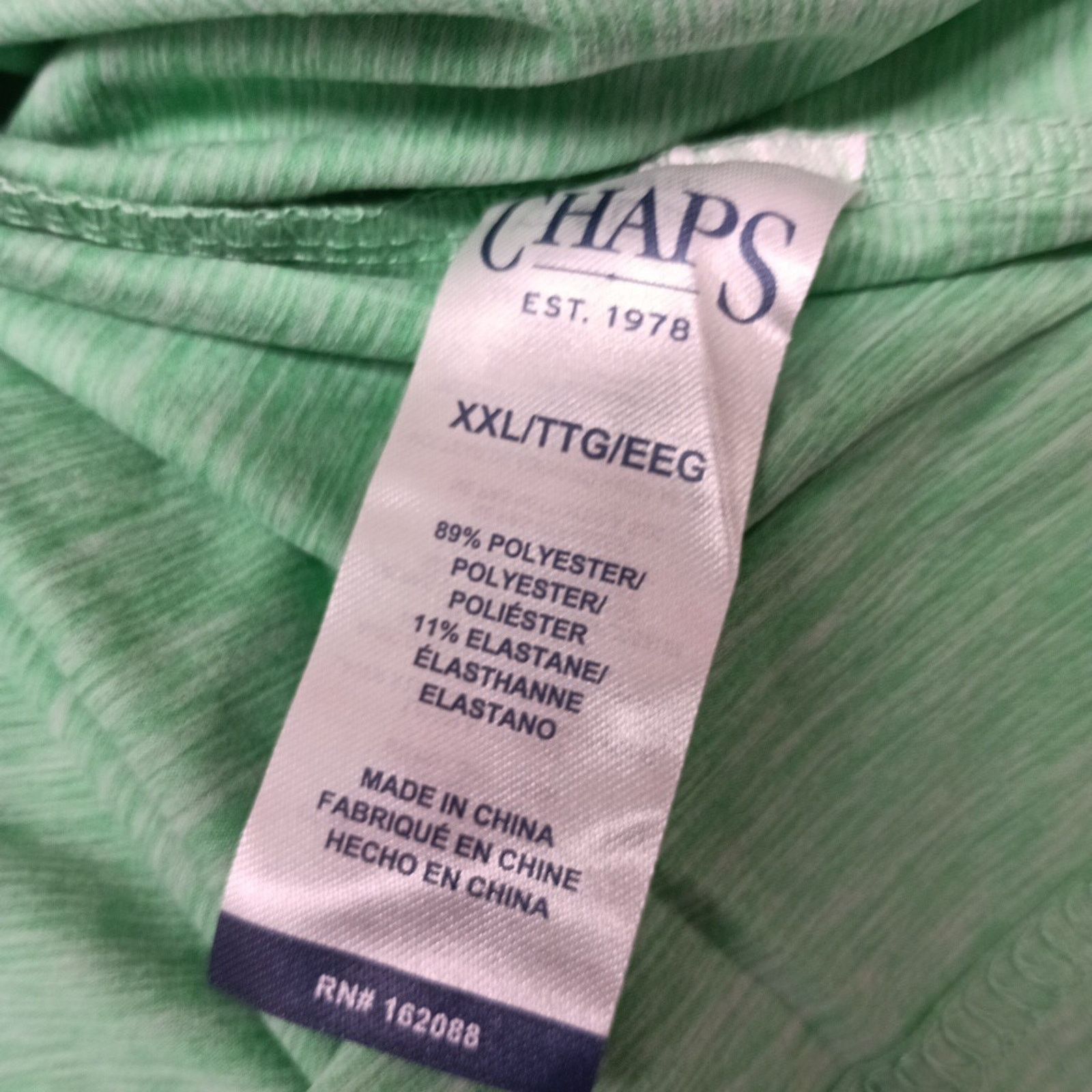 Chaps Chaps Performance Polo Shirt Men's Size 2XL Jade Size US XXL / EU 58 / 5 - 7 Thumbnail