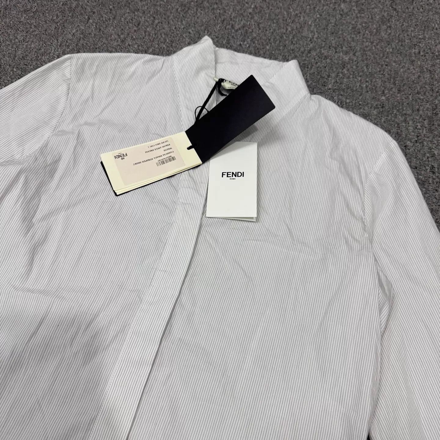 Fendi Fendi Striped Long Sleeve Shirt 40 Unused W/Tags Size S / US 4 / IT 40 - 3 Thumbnail