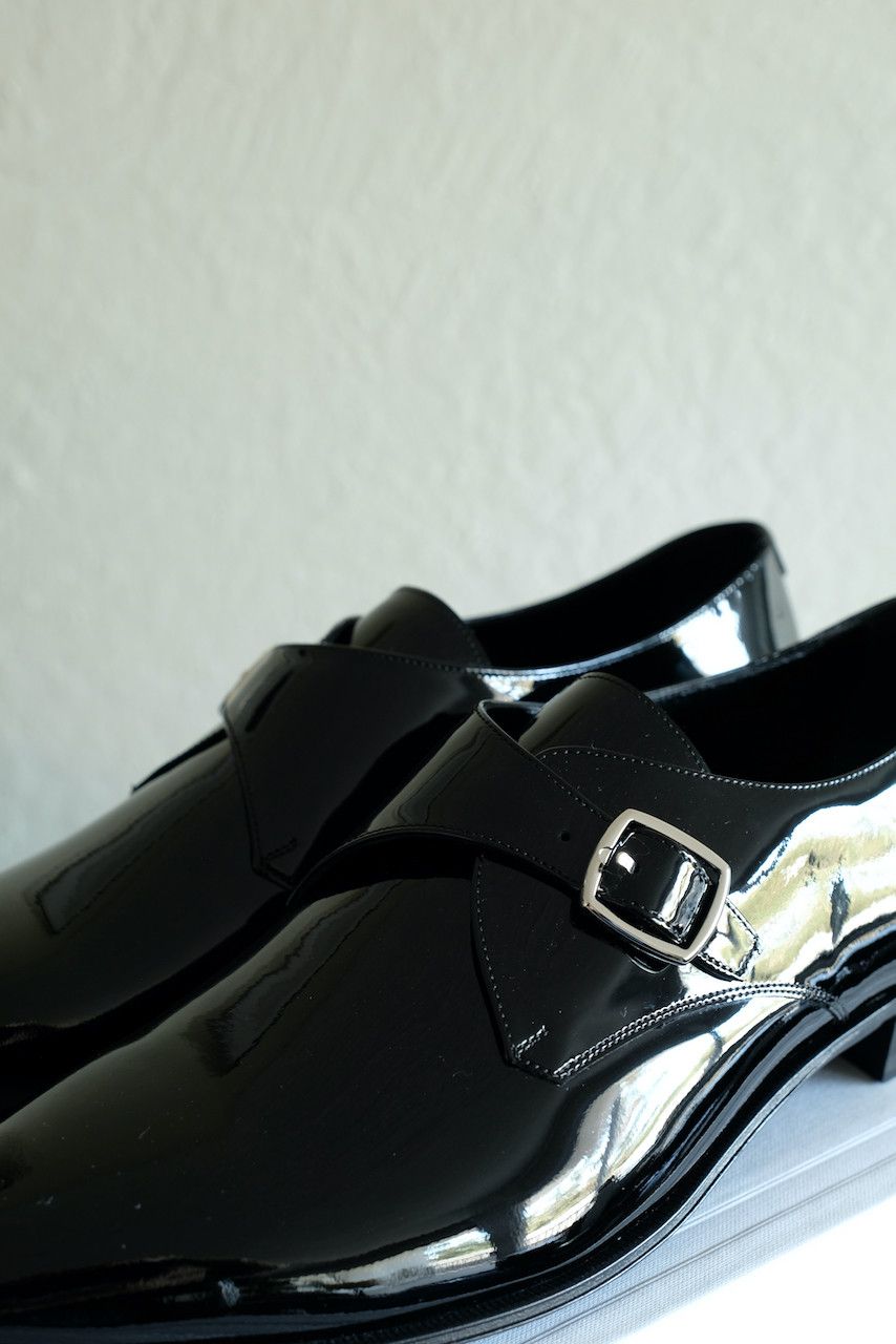 Celine × Hedi Slimane Celine Patent Leather Derby Shoes Single Buckle Jacno 42 9 Size US 9 / EU 42 - 9 Thumbnail