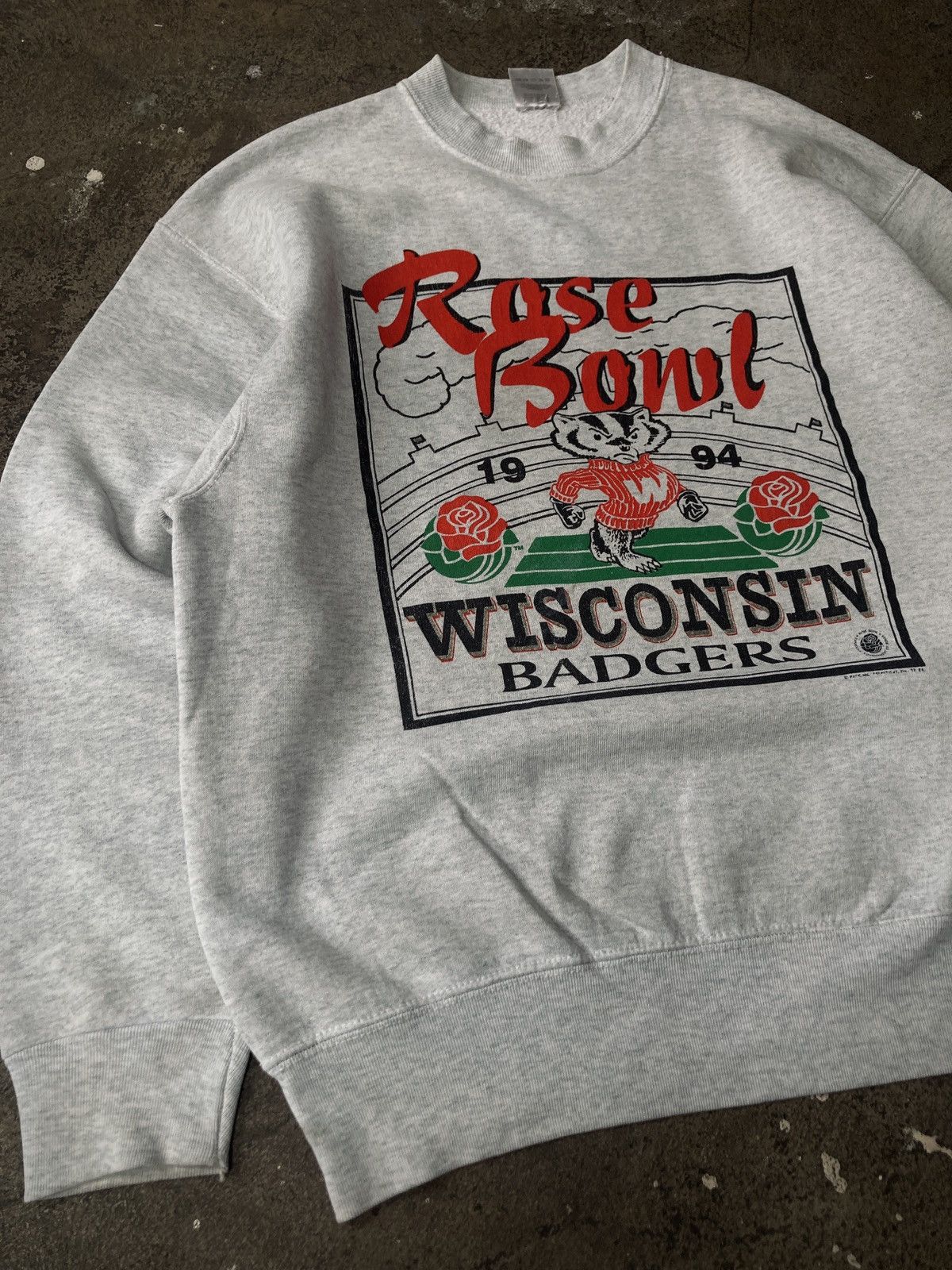 Fruit Of The Loom × Vintage Vintage ‘94 Wisconsin Badgers Rose Bowl Size US L / EU 52-54 / 3 - 2 Thumbnail